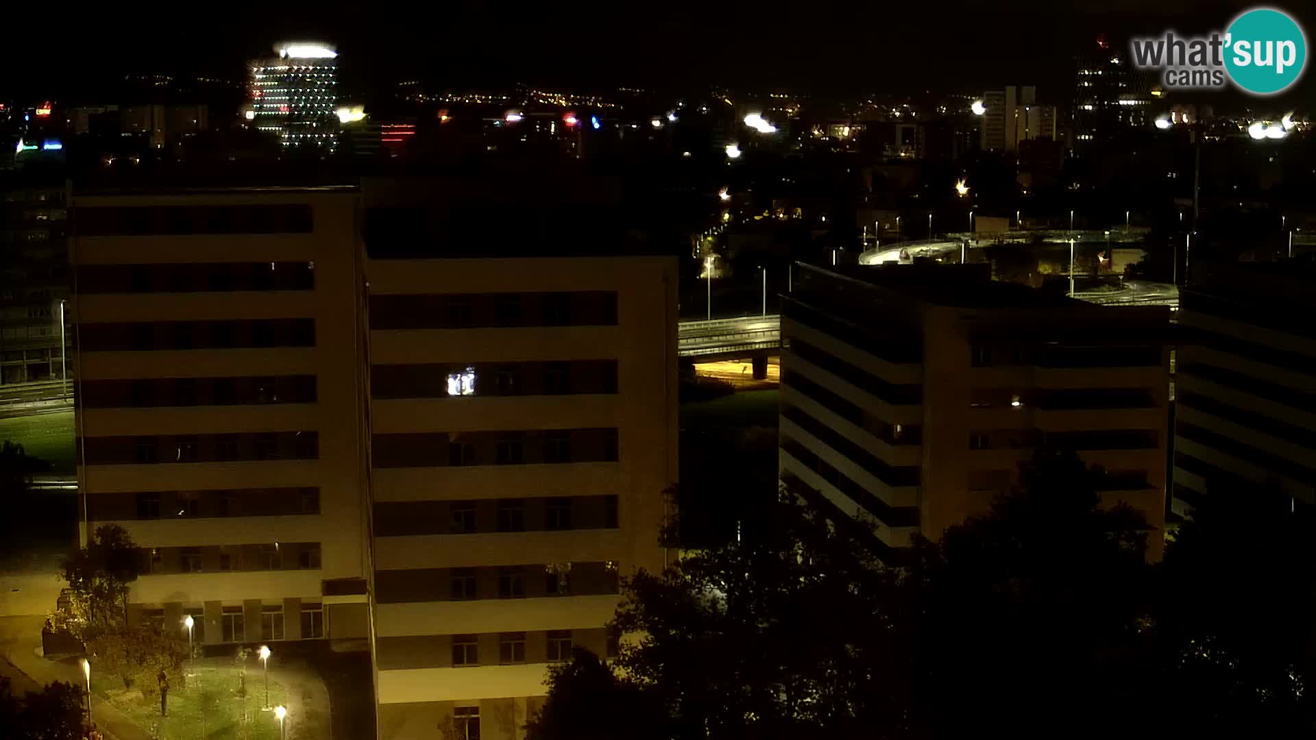 Live Interchange of Slavonska Avenue and Marin Držić Avenue in Zagreb webcam