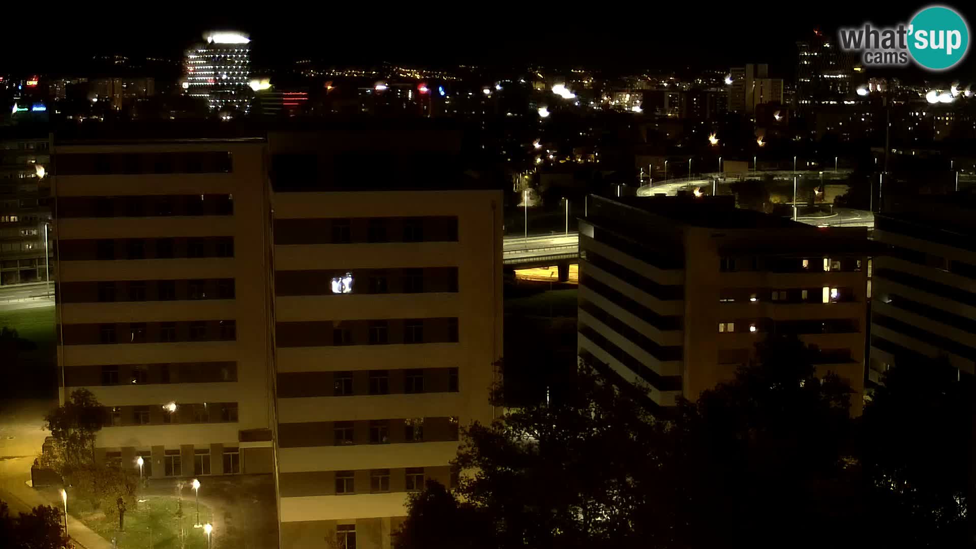Live Interchange of Slavonska Avenue and Marin Držić Avenue in Zagreb webcam