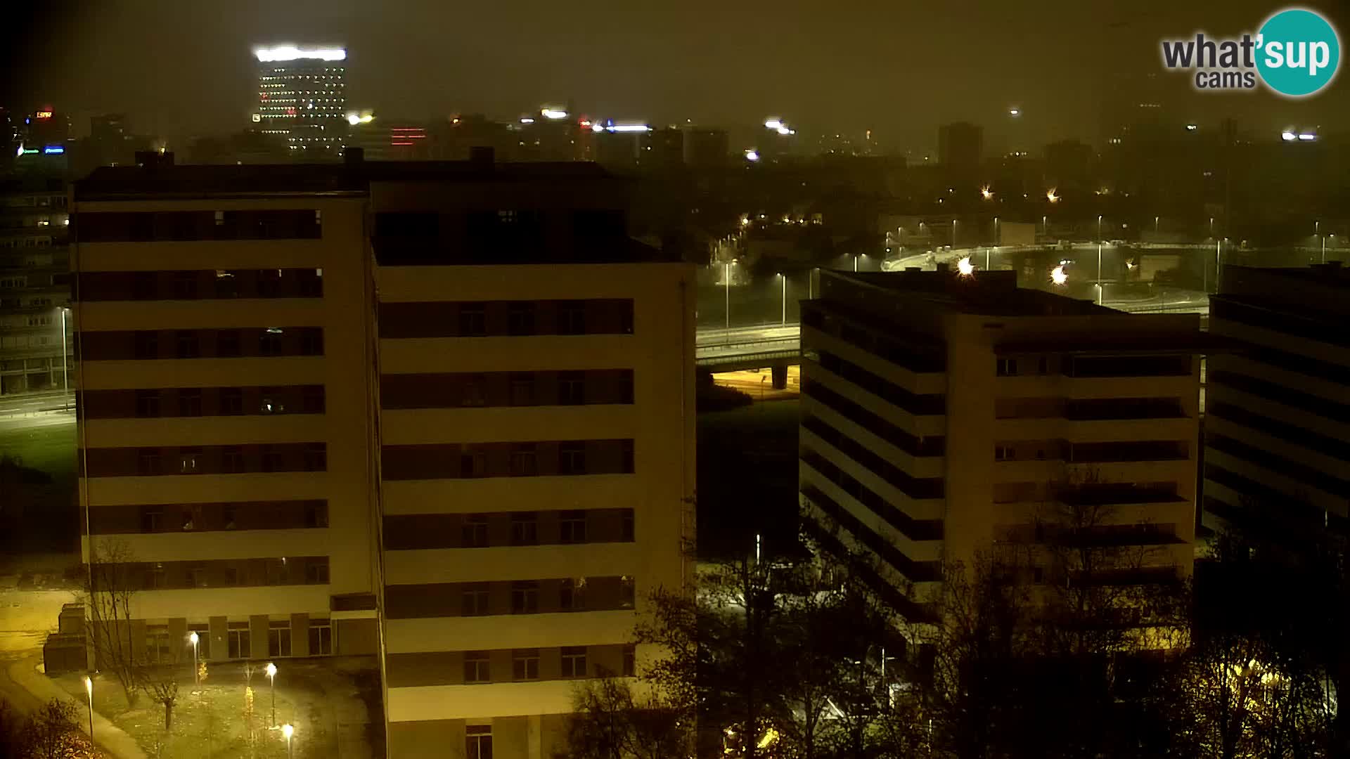 Live Interchange of Slavonska Avenue and Marin Držić Avenue in Zagreb webcam