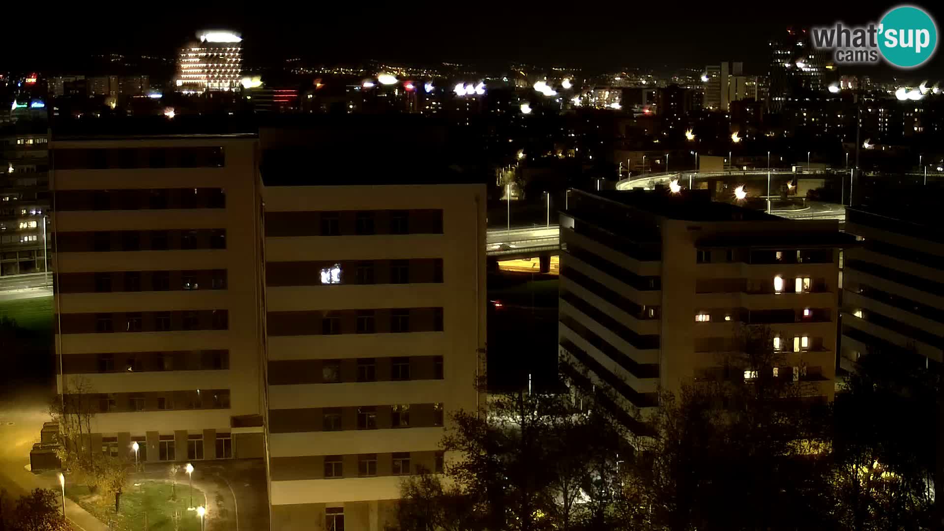 Live Interchange of Slavonska Avenue and Marin Držić Avenue in Zagreb webcam