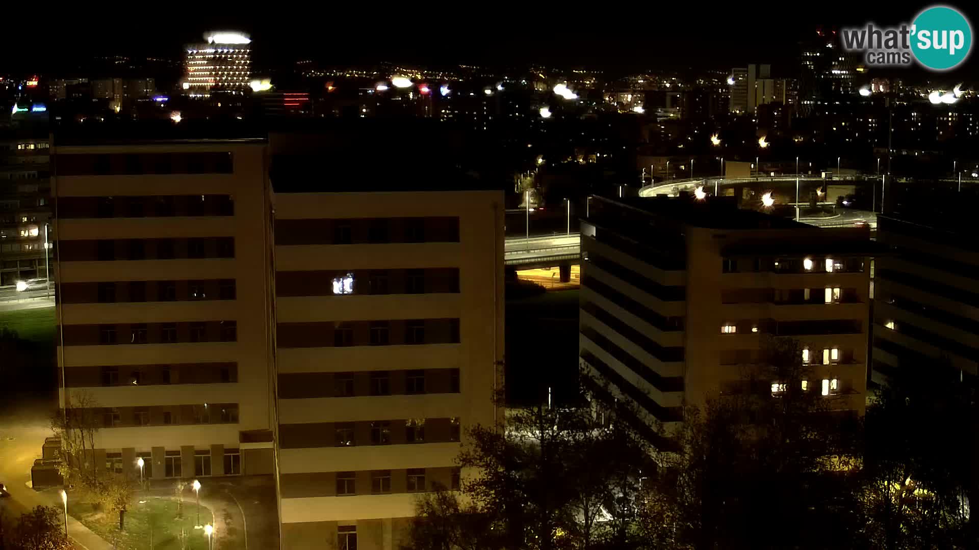 Rotatoria e incrocio viale Slavonska e Marin Držić  – webcam di Zagabria