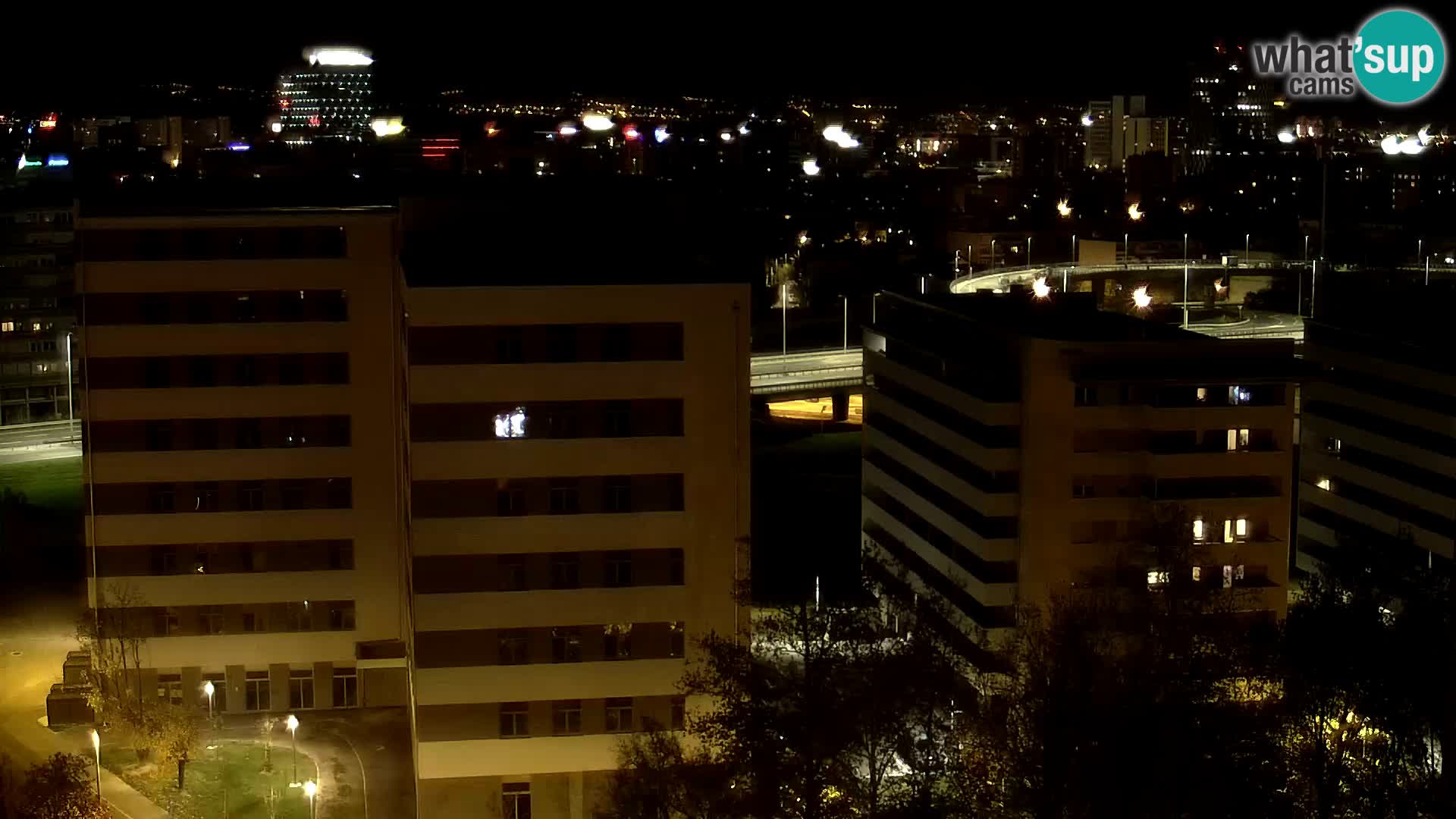 Live Interchange of Slavonska Avenue and Marin Držić Avenue in Zagreb webcam