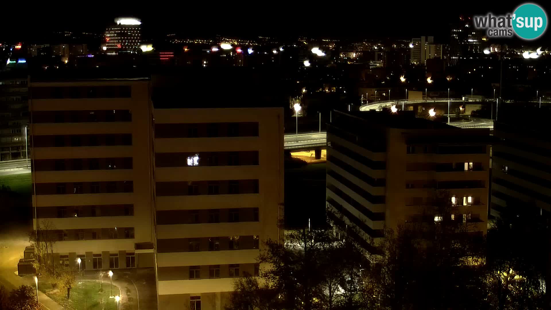 Live Interchange of Slavonska Avenue and Marin Držić Avenue in Zagreb webcam