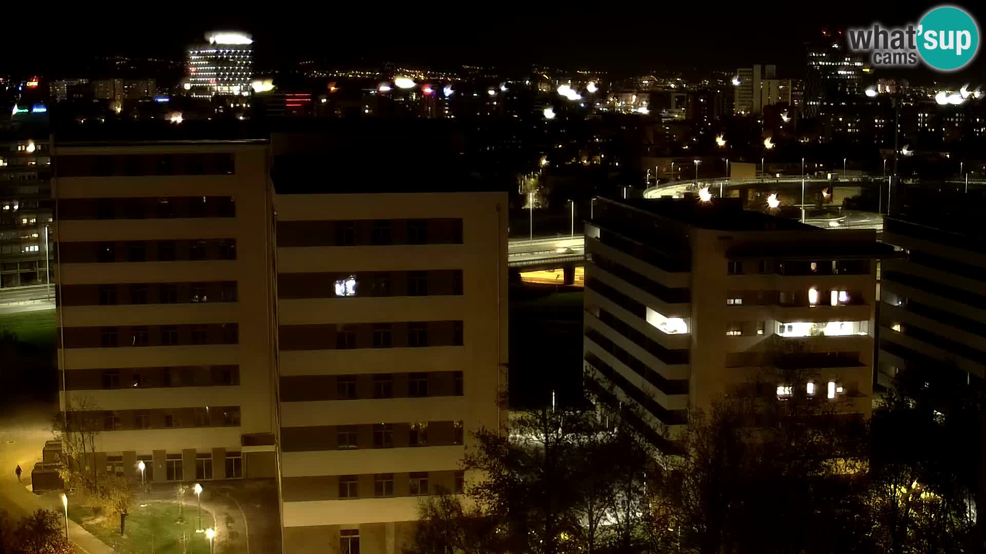 Live Interchange of Slavonska Avenue and Marin Držić Avenue in Zagreb webcam