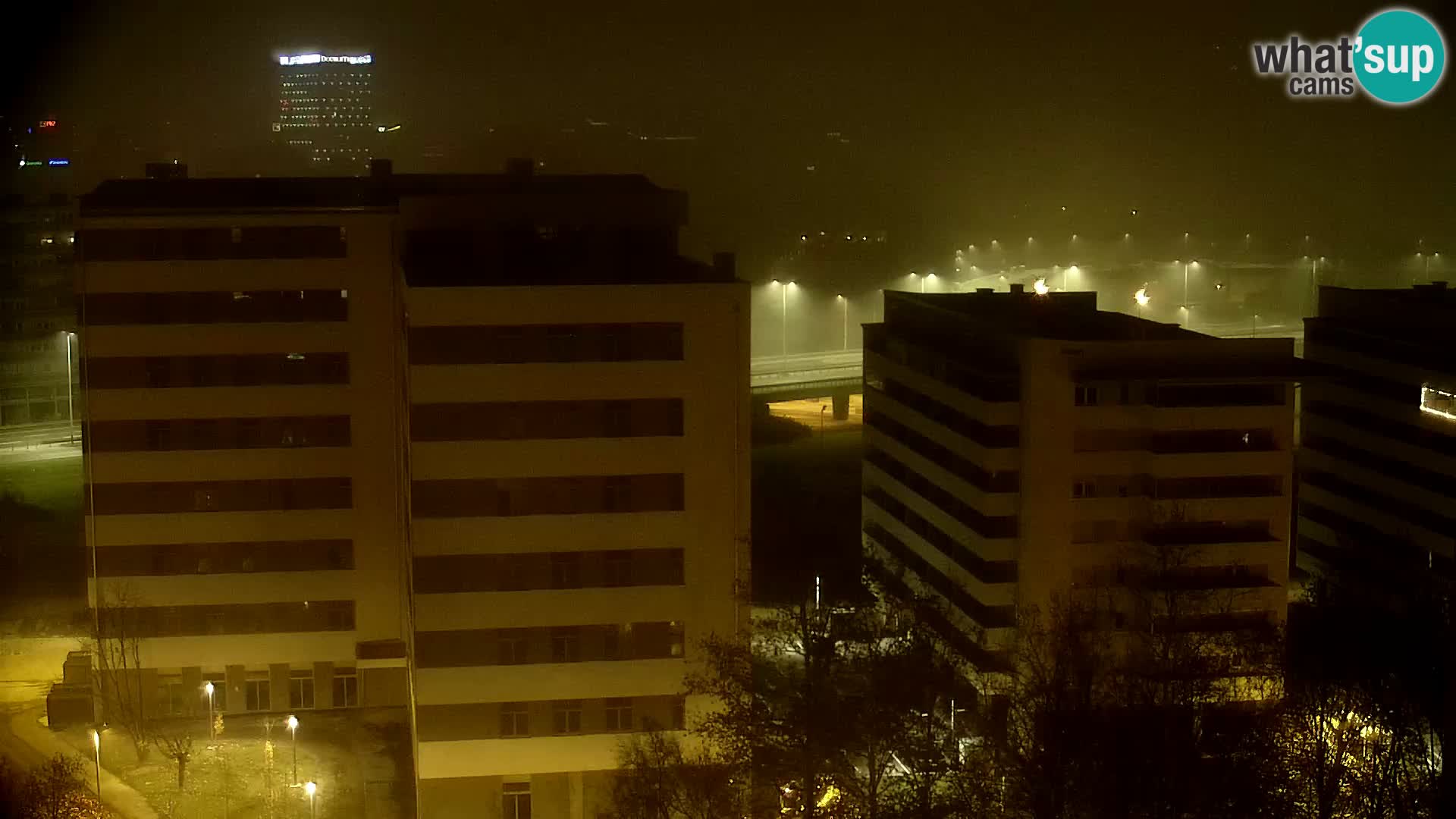 Krožišče Slavonske in Marin Držićeve ulice v Zagrebu v živo