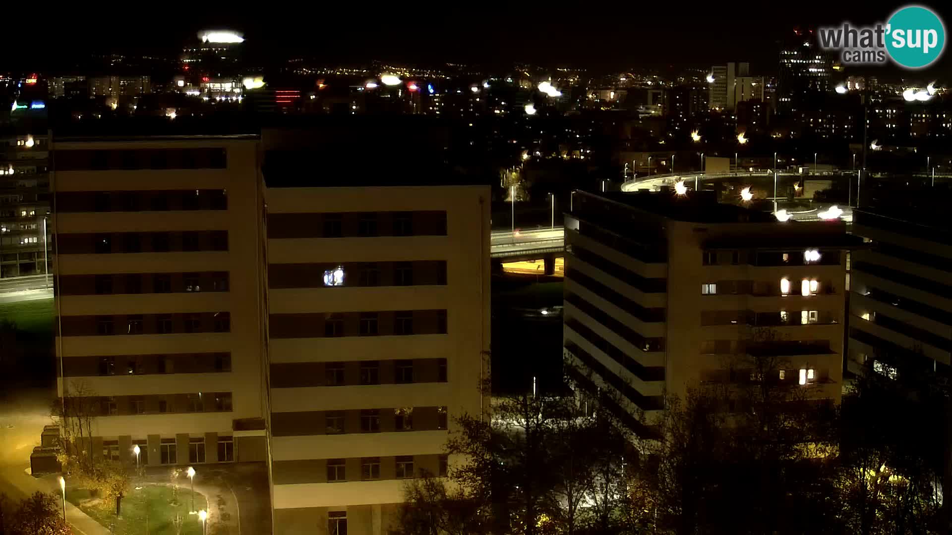 Live Interchange of Slavonska Avenue and Marin Držić Avenue in Zagreb webcam