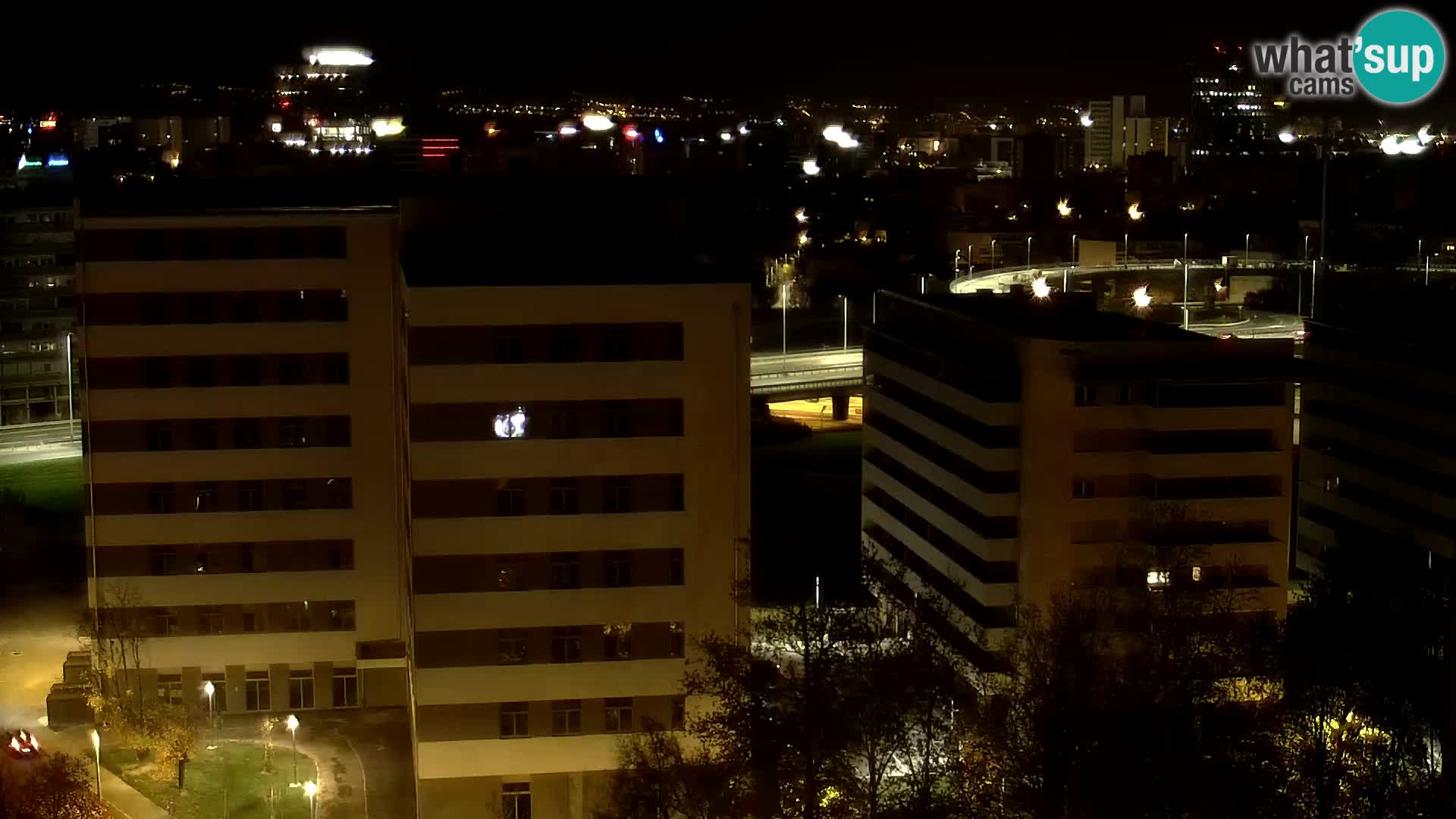 Rotatoria e incrocio viale Slavonska e Marin Držić  – webcam di Zagabria