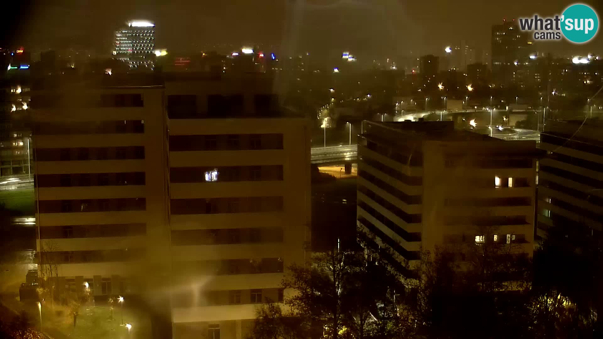 Rotatoria e incrocio viale Slavonska e Marin Držić  – webcam di Zagabria