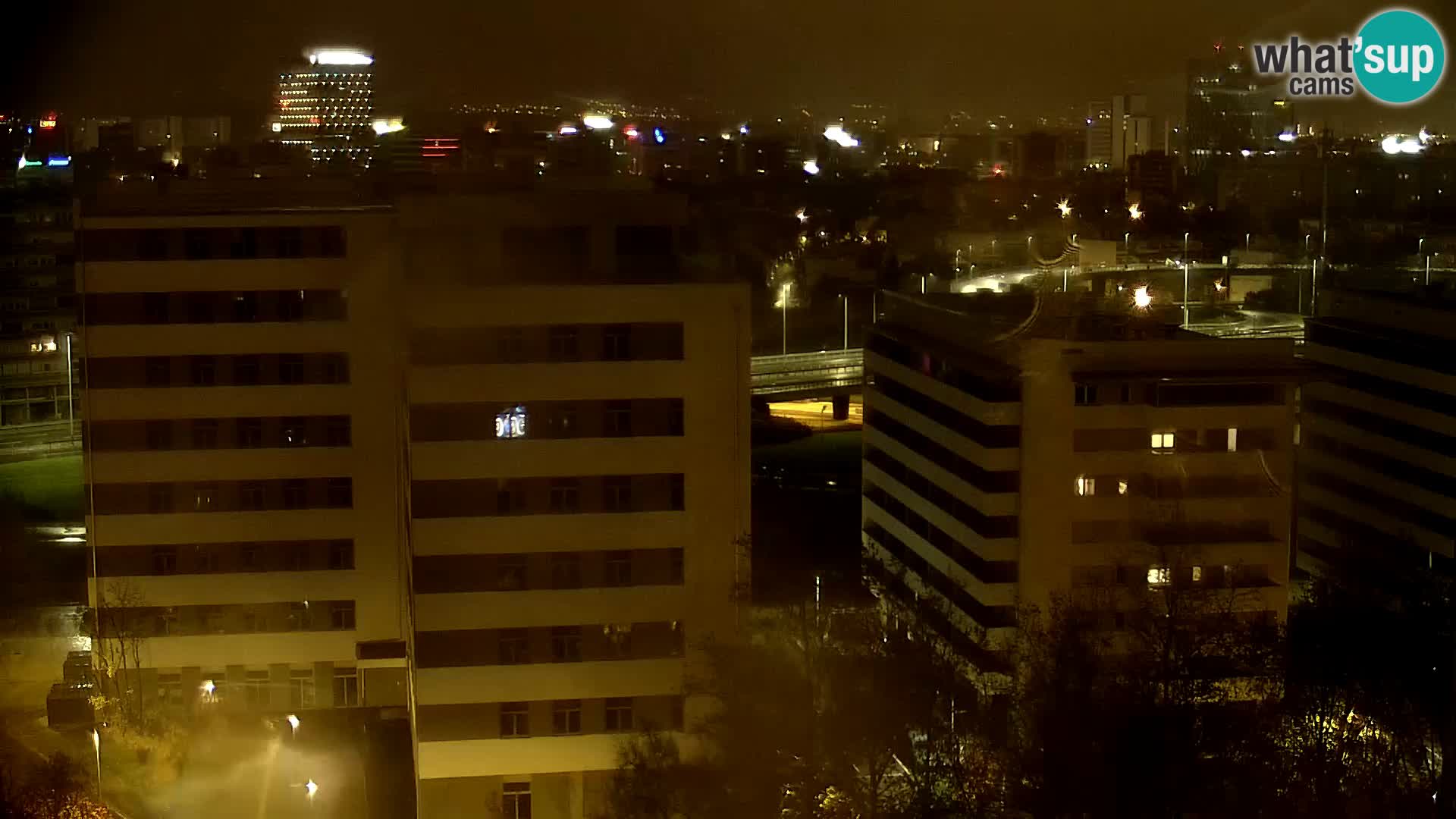 Rotatoria e incrocio viale Slavonska e Marin Držić  – webcam di Zagabria