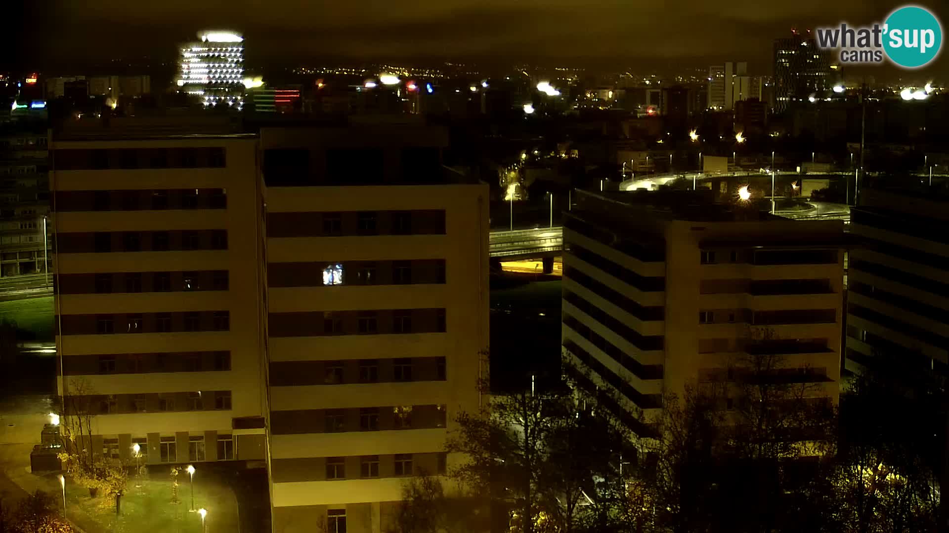 Live Interchange of Slavonska Avenue and Marin Držić Avenue in Zagreb webcam