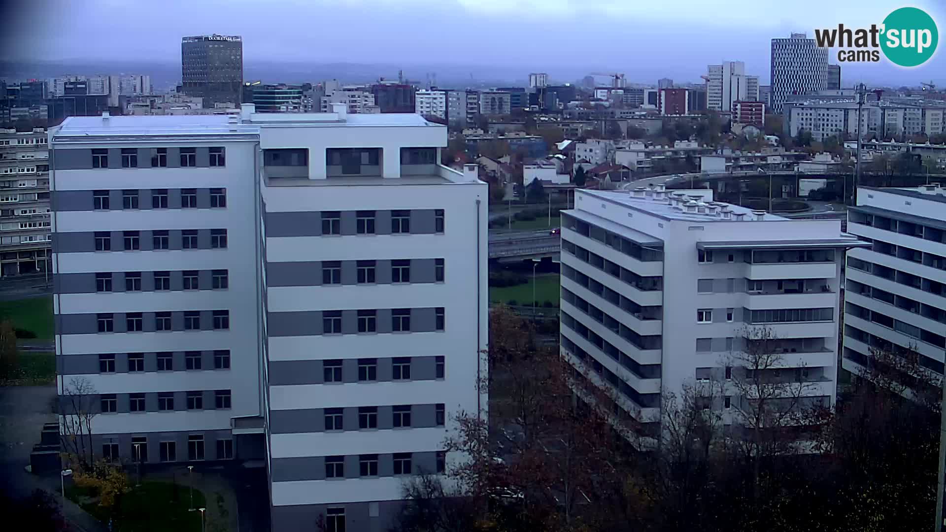 Web kamera Petlja Slavonska – Držićeva  – Zagreb Live