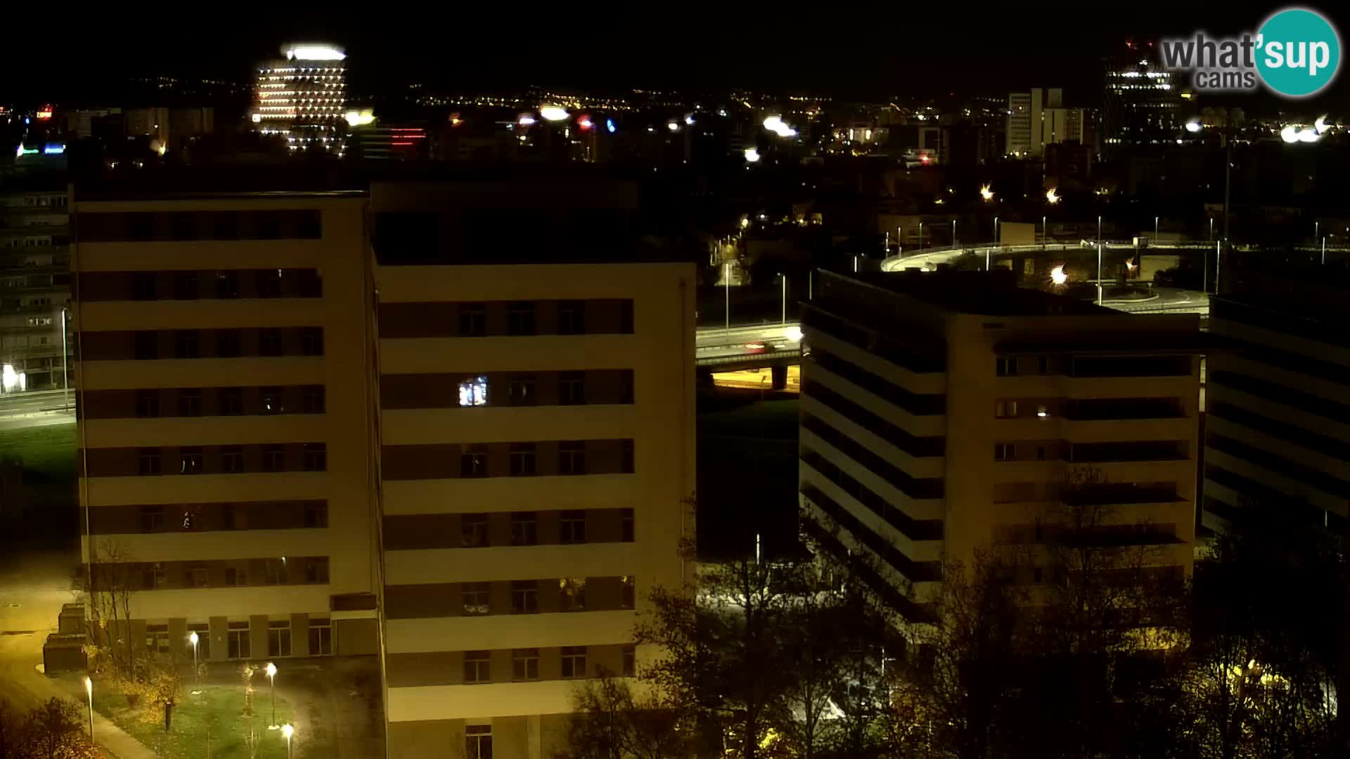 Live Interchange of Slavonska Avenue and Marin Držić Avenue in Zagreb webcam