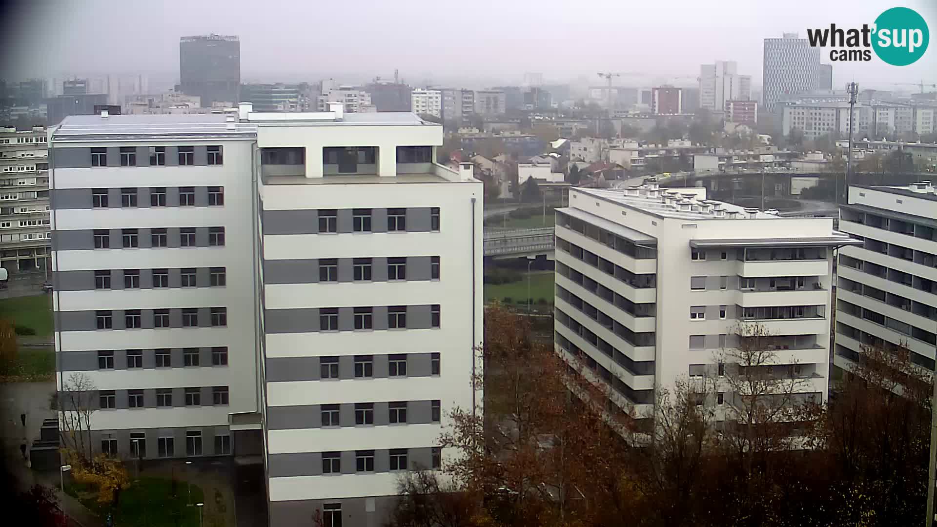 Web kamera Petlja Slavonska – Držićeva – Zagreb Live