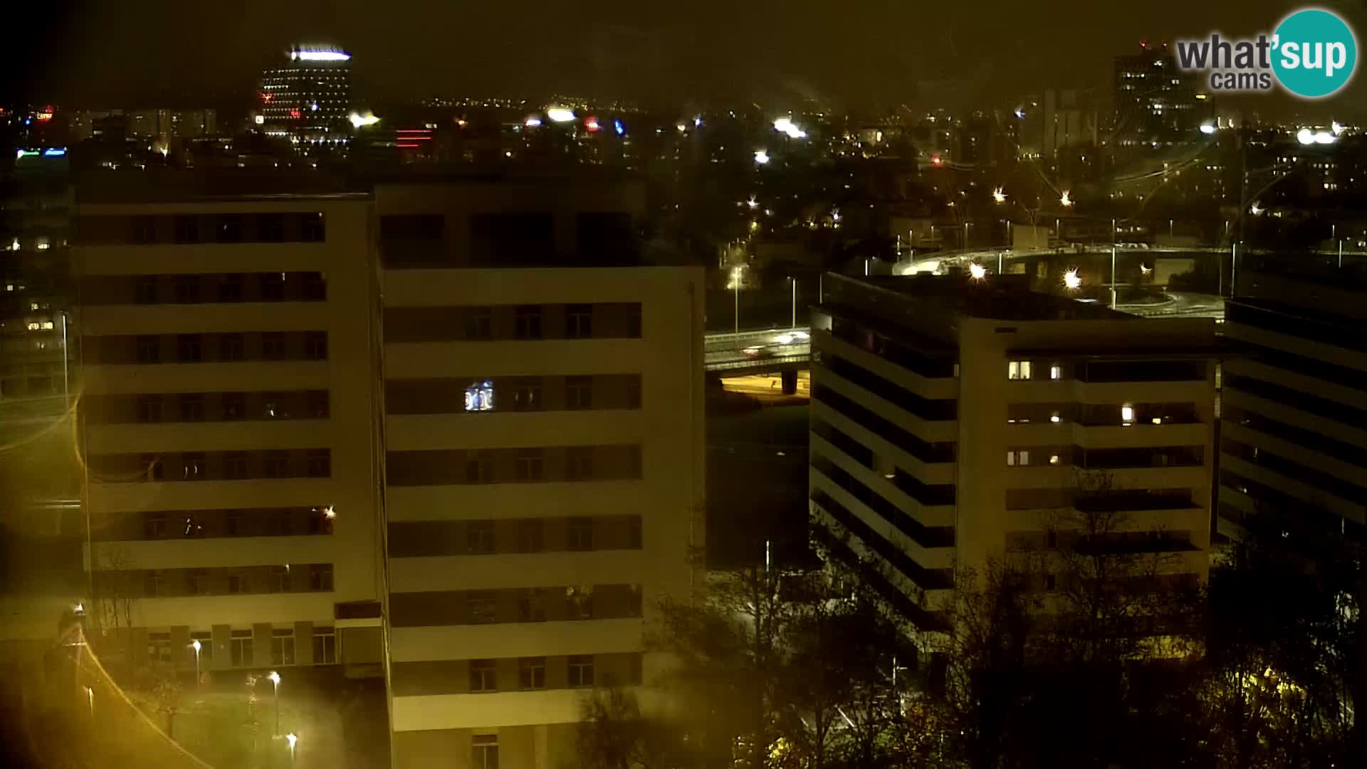 Live Interchange of Slavonska Avenue and Marin Držić Avenue in Zagreb webcam