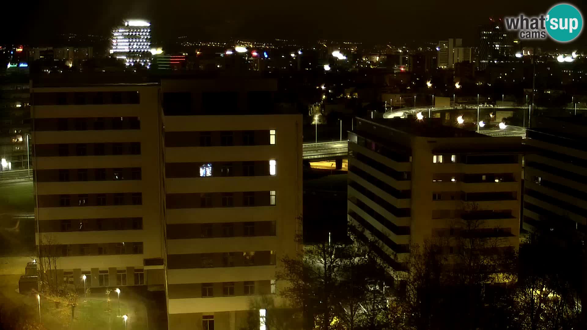 Live Interchange of Slavonska Avenue and Marin Držić Avenue in Zagreb webcam