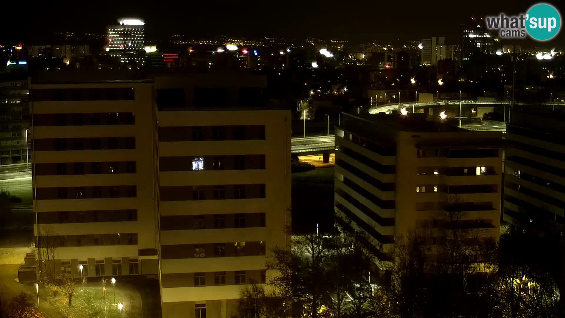 Rotatoria e incrocio viale Slavonska e Marin Držić  – webcam di Zagabria