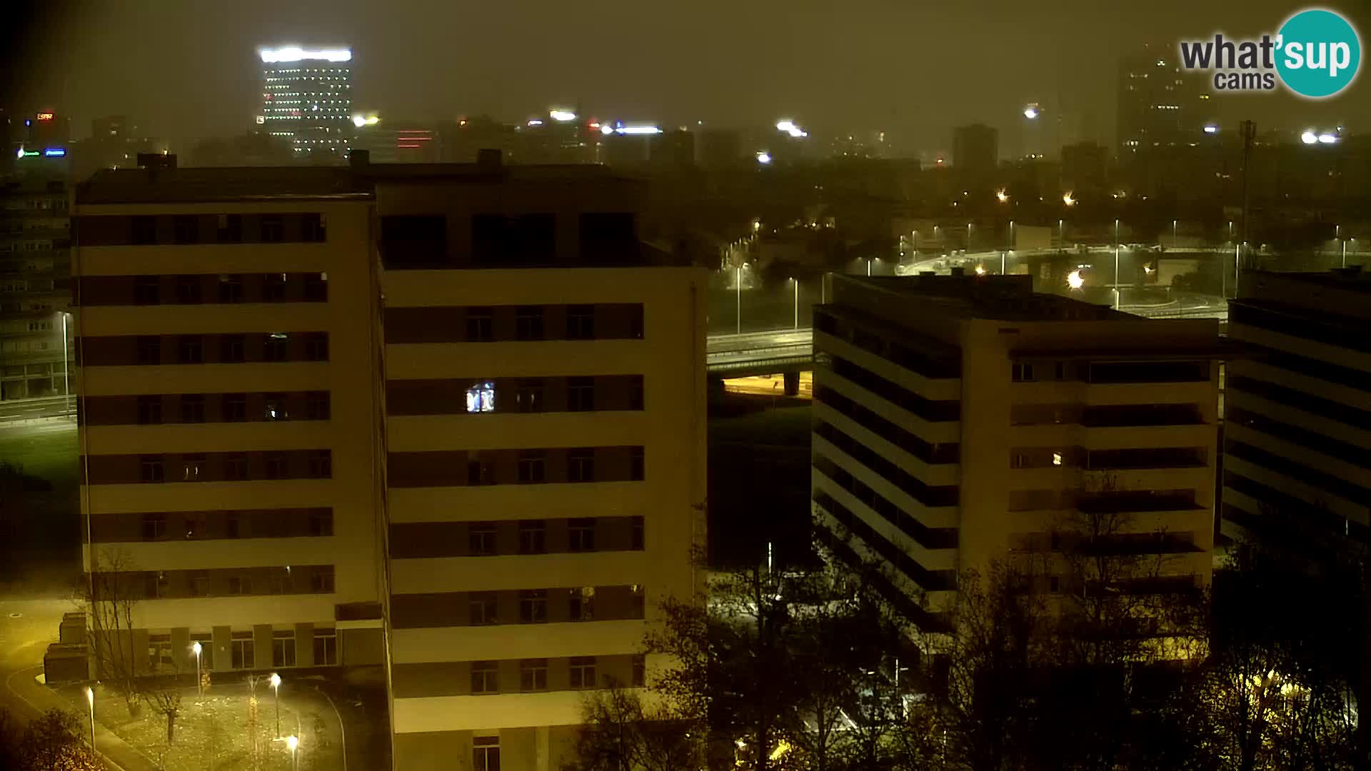 Live Interchange of Slavonska Avenue and Marin Držić Avenue in Zagreb webcam