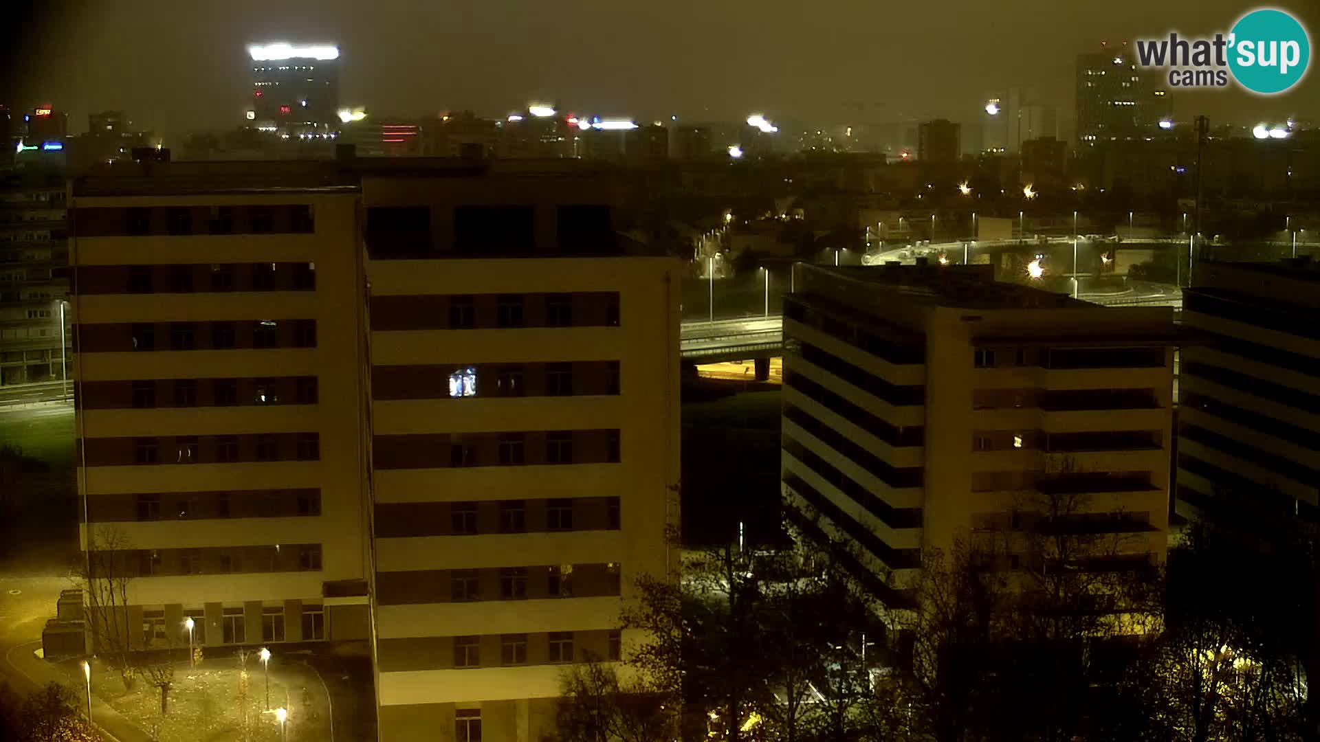 Live Interchange of Slavonska Avenue and Marin Držić Avenue in Zagreb webcam