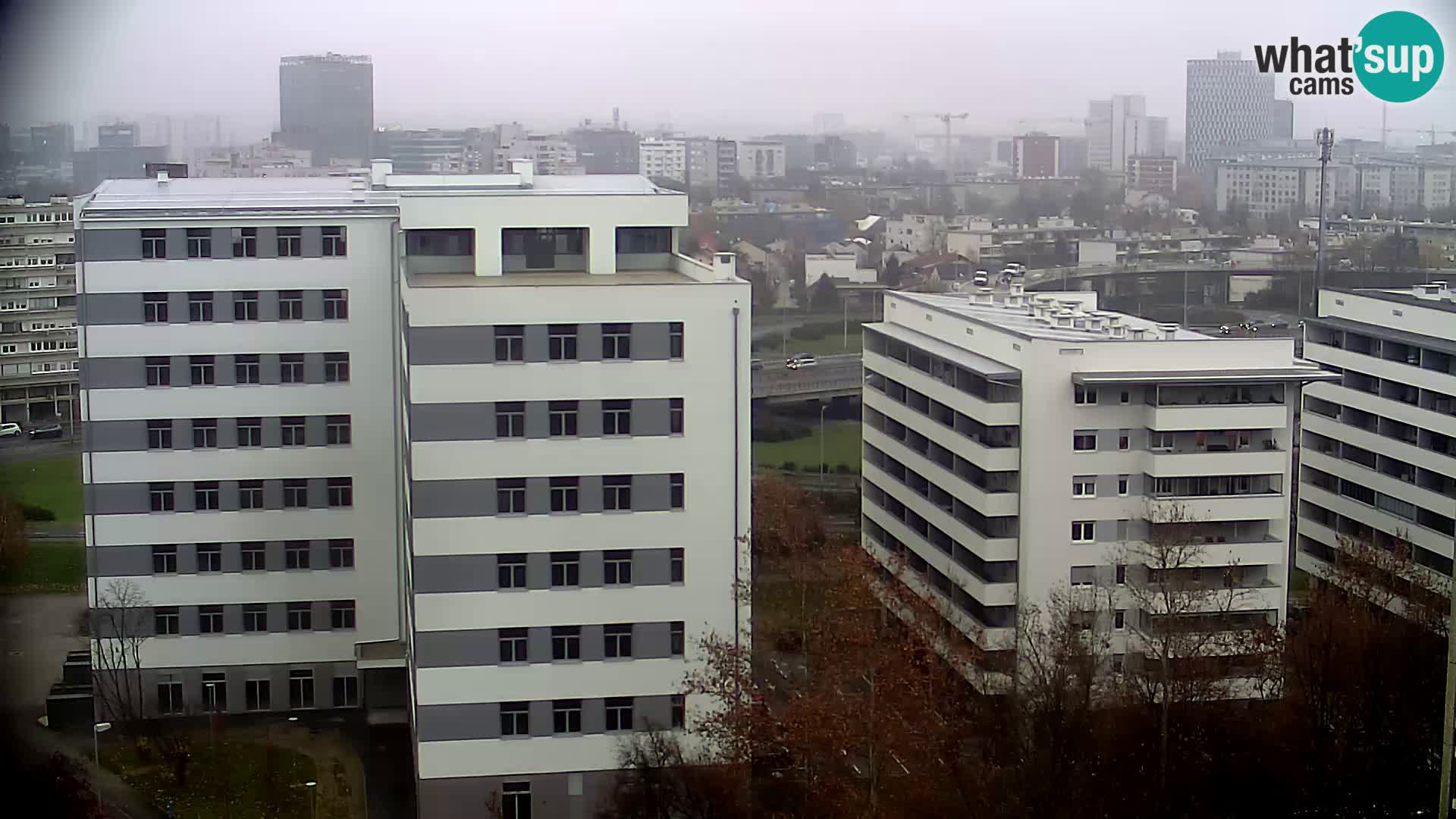 Web kamera Petlja Slavonska – Držićeva – Zagreb Live