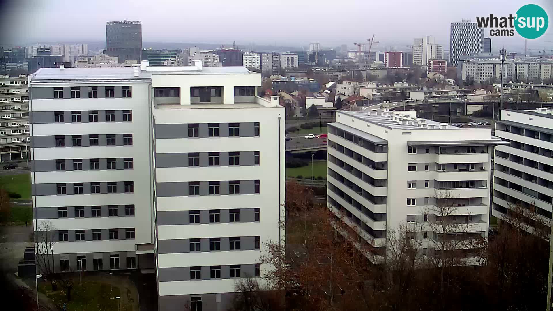 Web kamera Petlja Slavonska – Držićeva  – Zagreb Live