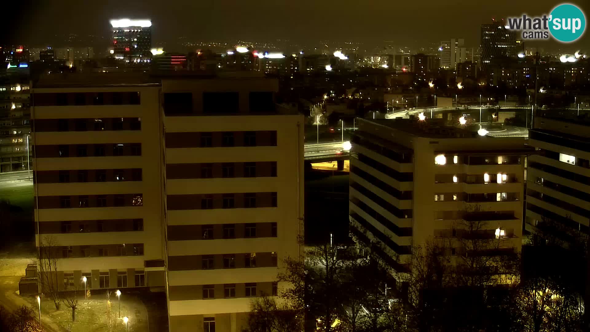 Live Interchange of Slavonska Avenue and Marin Držić Avenue in Zagreb webcam