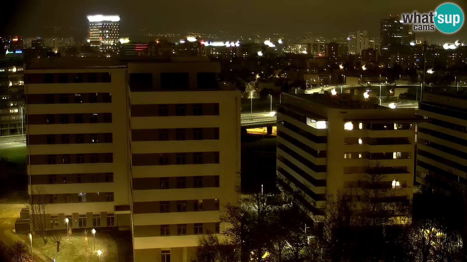 Rotatoria e incrocio viale Slavonska e Marin Držić  – webcam di Zagabria