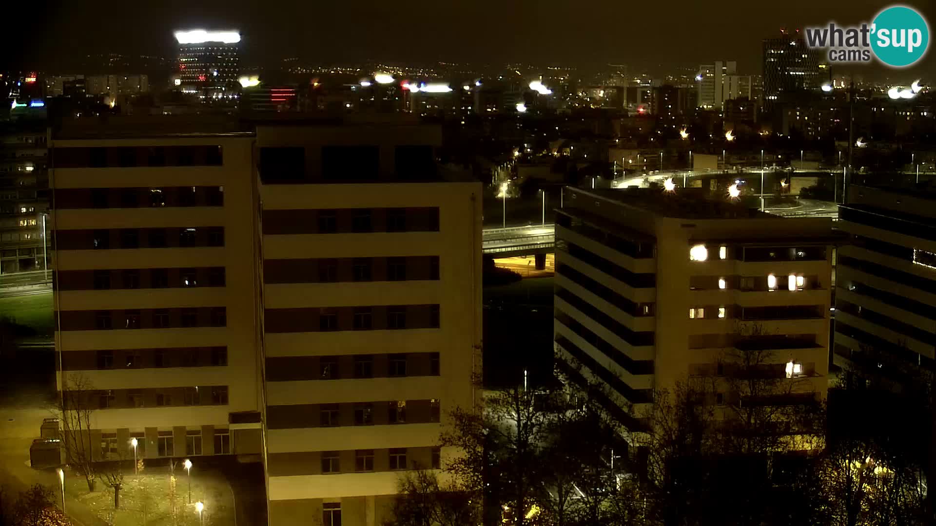 Rotatoria e incrocio viale Slavonska e Marin Držić  – webcam di Zagabria