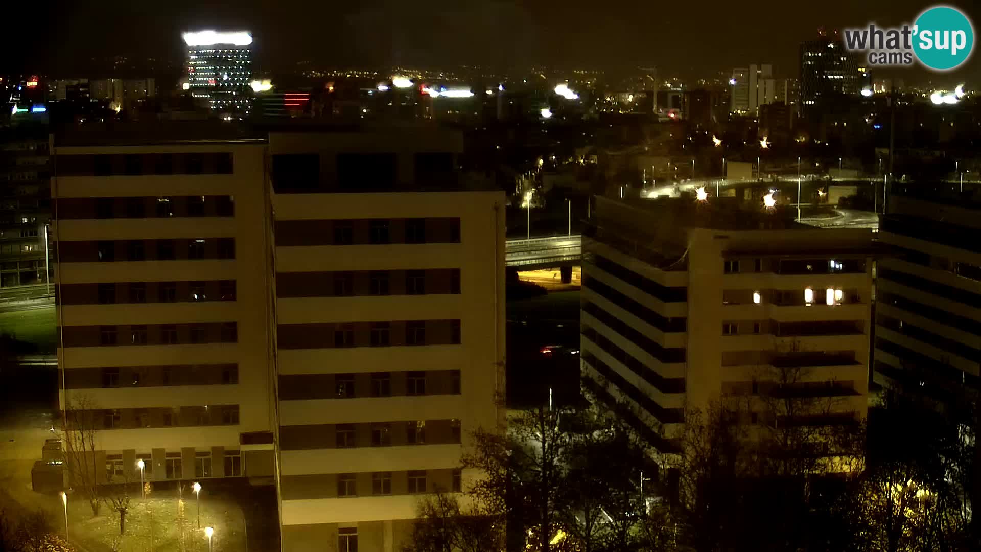 Rotatoria e incrocio viale Slavonska e Marin Držić  – webcam di Zagabria