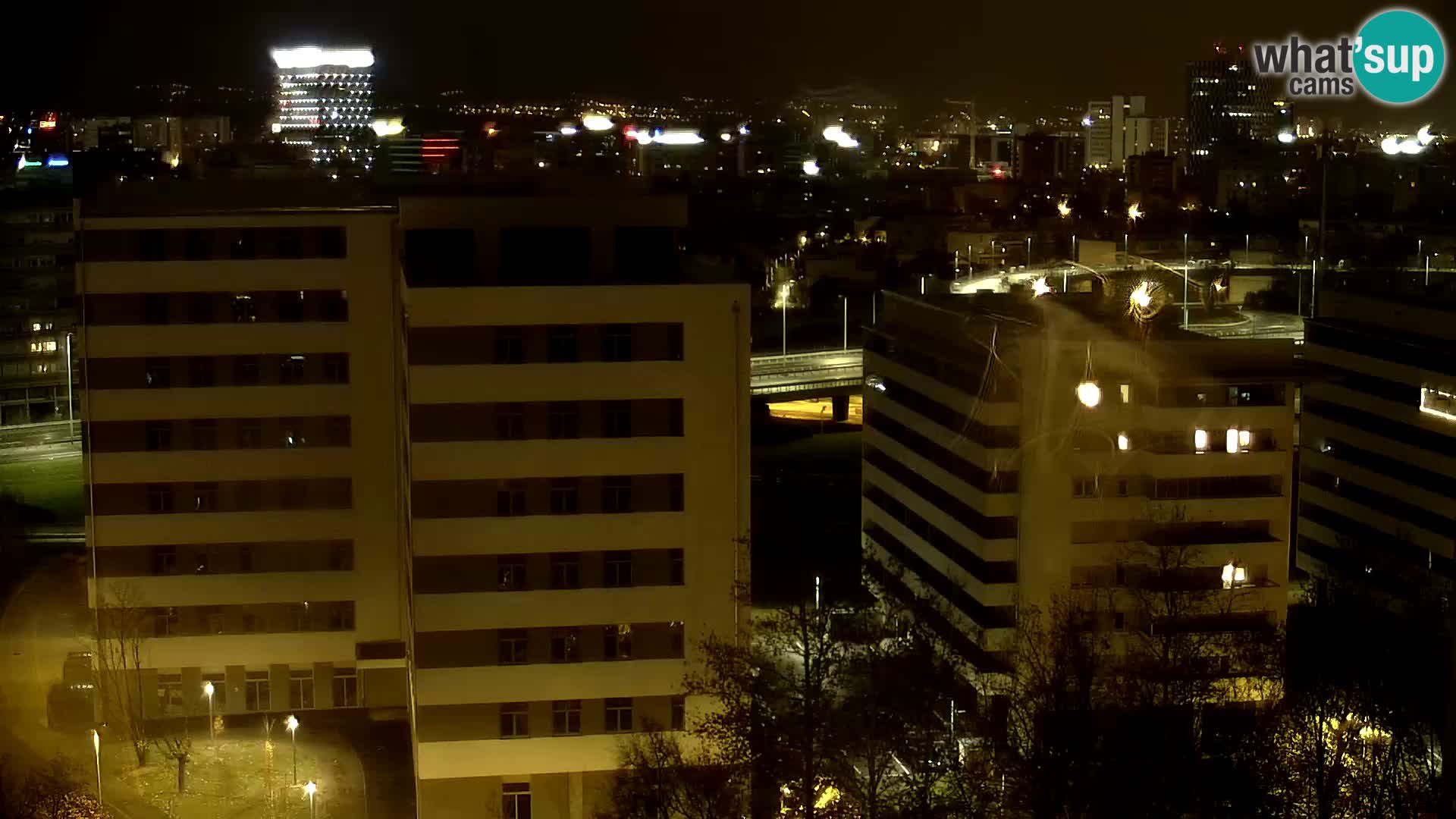 Live Interchange of Slavonska Avenue and Marin Držić Avenue in Zagreb webcam