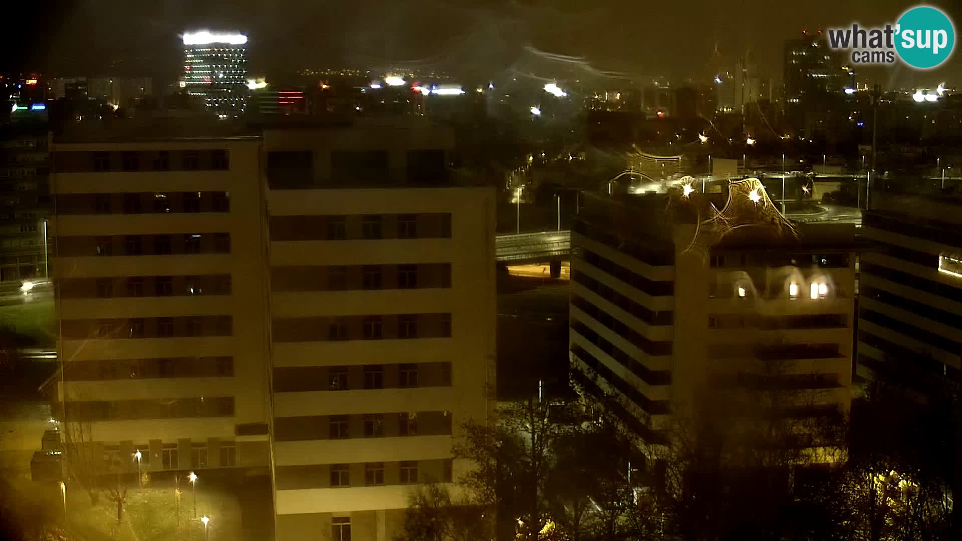 Live Interchange of Slavonska Avenue and Marin Držić Avenue in Zagreb webcam