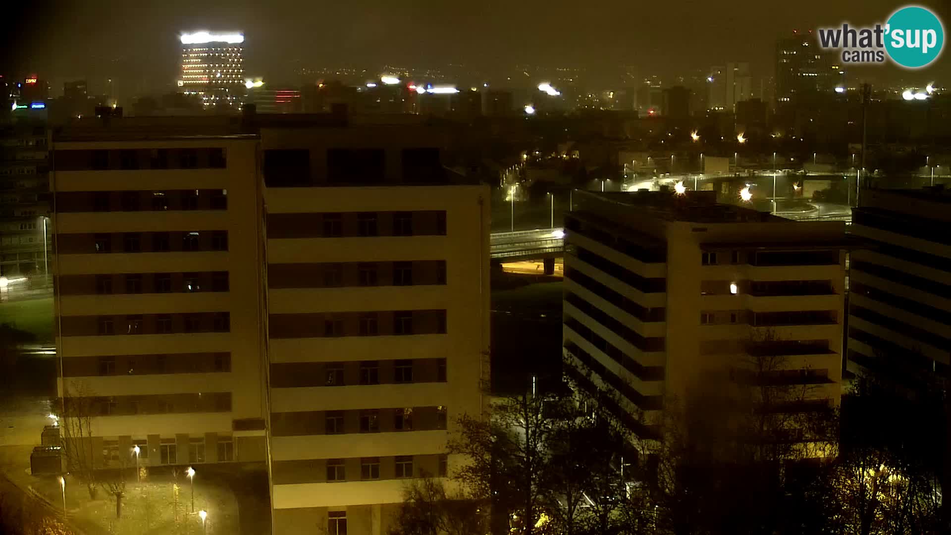 Live Interchange of Slavonska Avenue and Marin Držić Avenue in Zagreb webcam