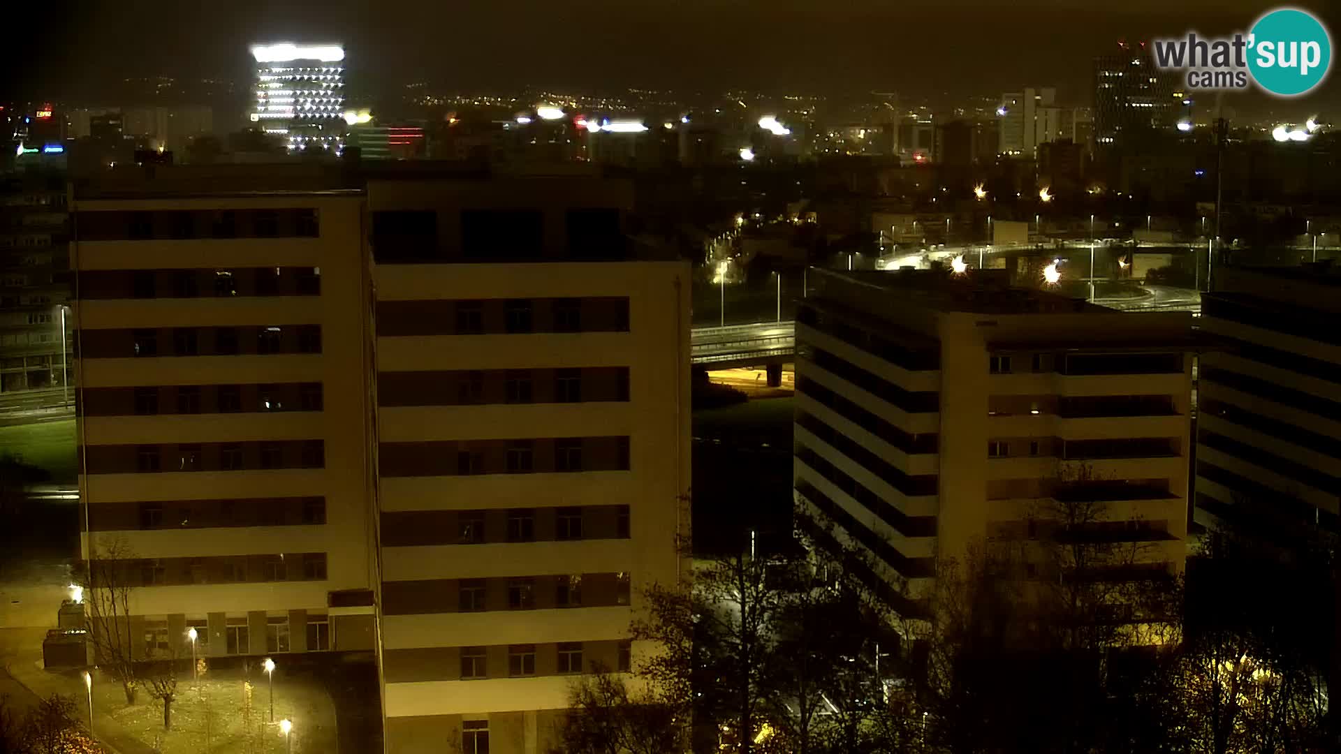 Live Interchange of Slavonska Avenue and Marin Držić Avenue in Zagreb webcam