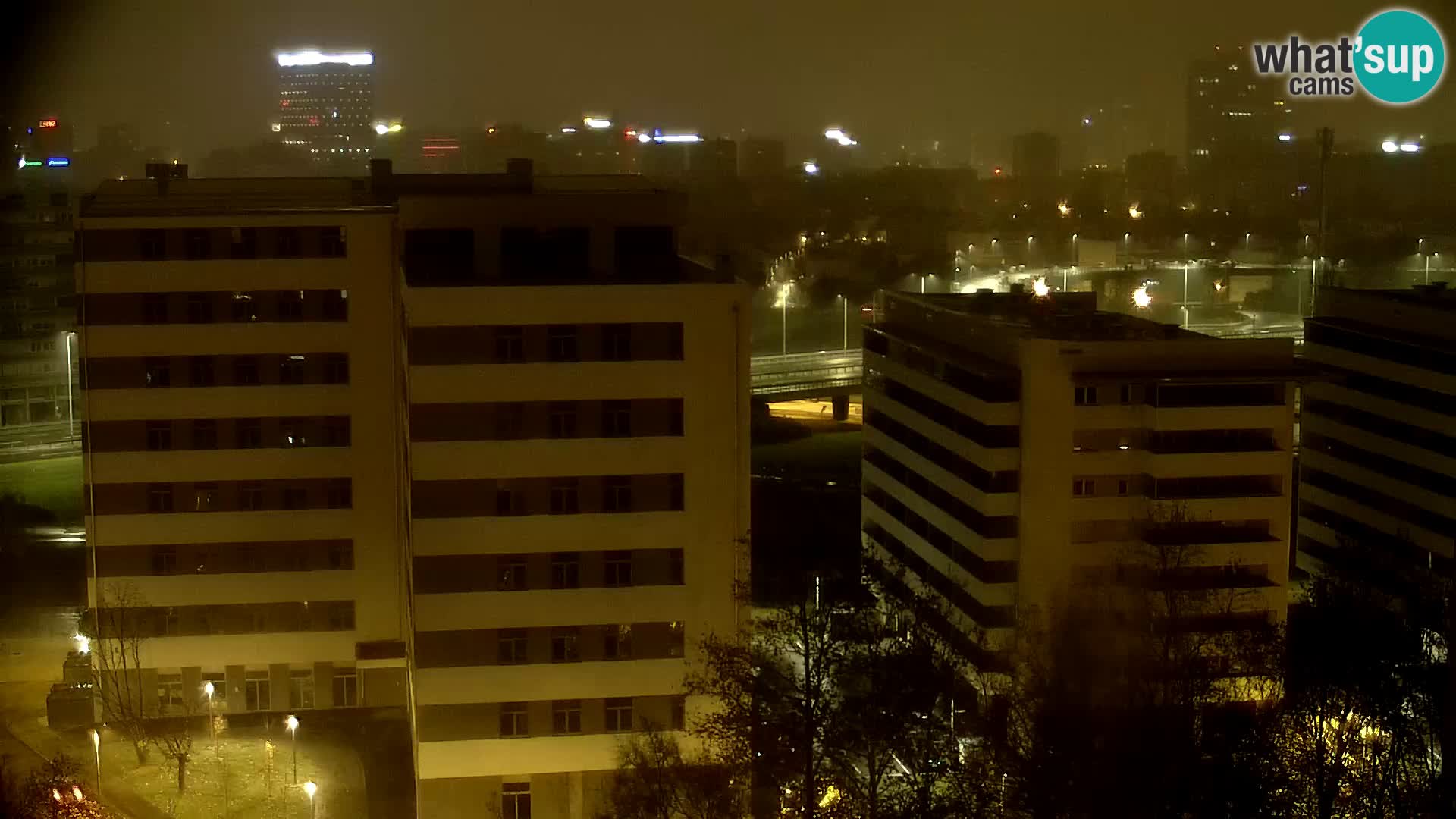 Live Interchange of Slavonska Avenue and Marin Držić Avenue in Zagreb webcam