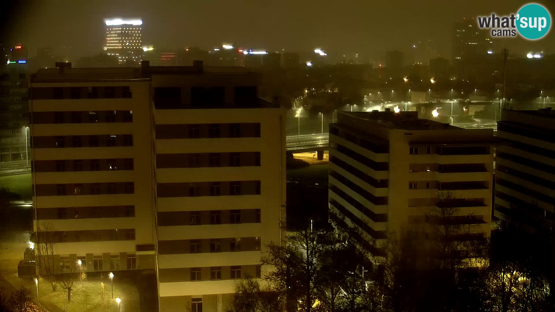 Live Interchange of Slavonska Avenue and Marin Držić Avenue in Zagreb webcam