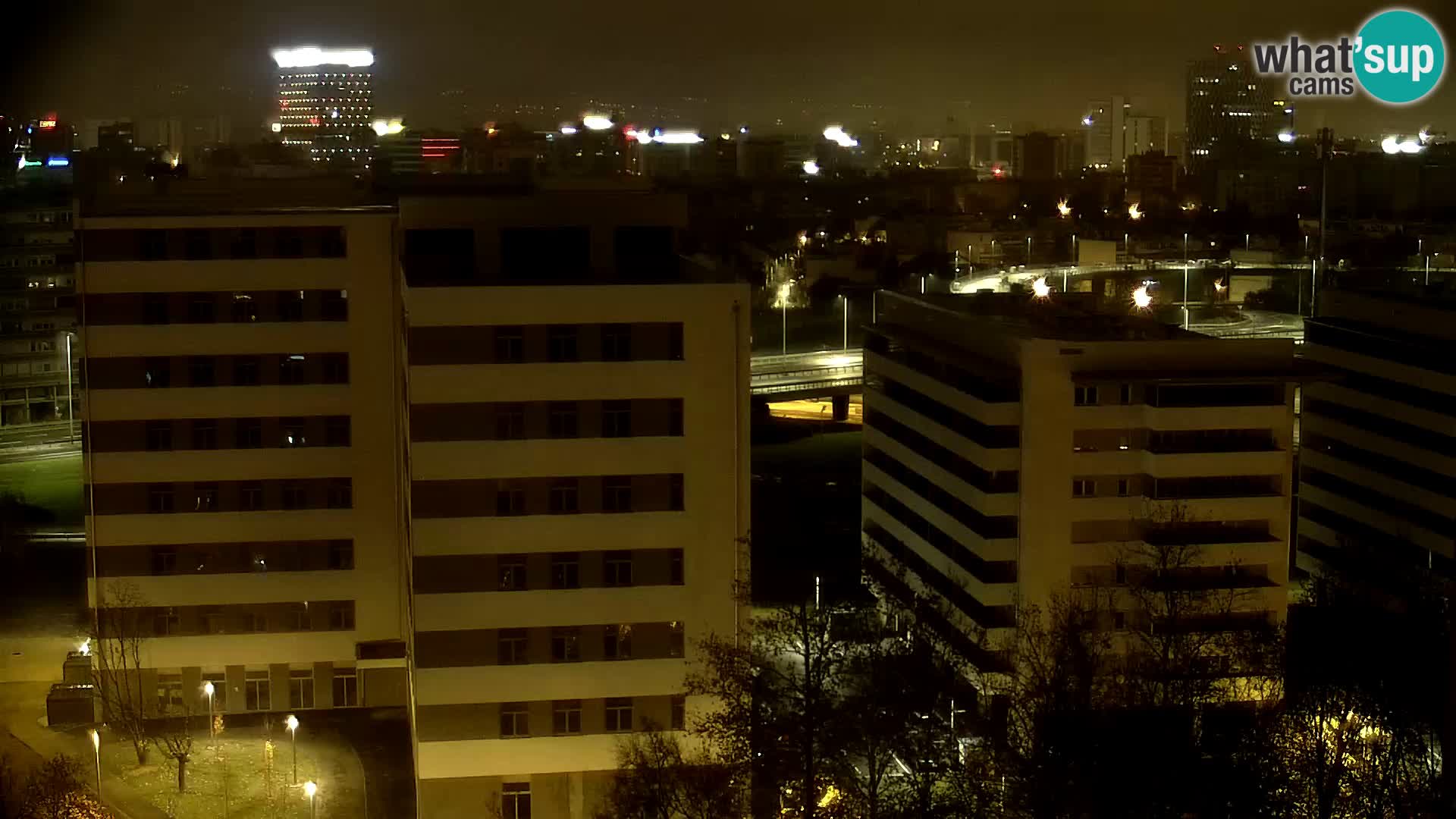 Live Interchange of Slavonska Avenue and Marin Držić Avenue in Zagreb webcam