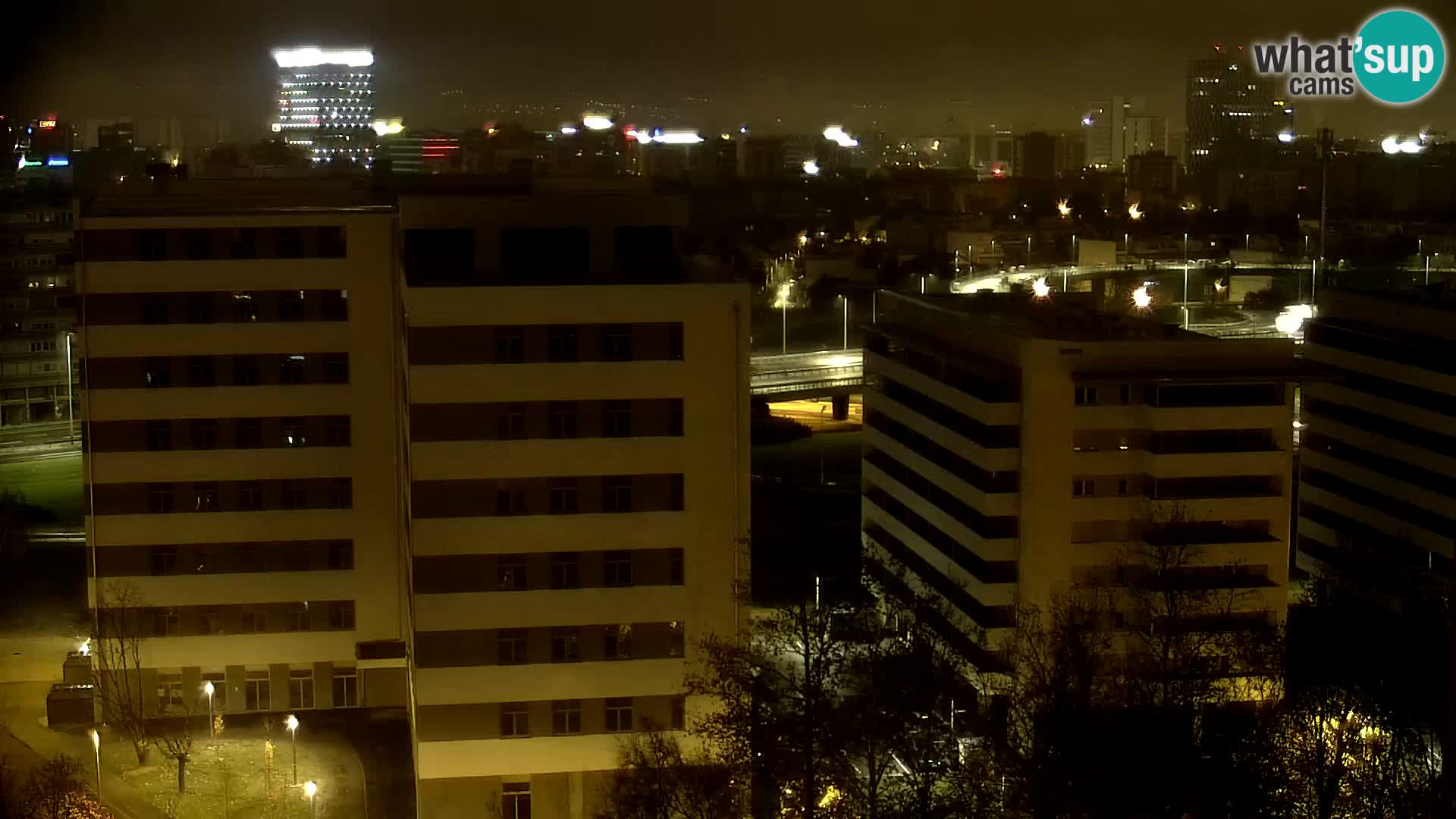 Rotatoria e incrocio viale Slavonska e Marin Držić  – webcam di Zagabria