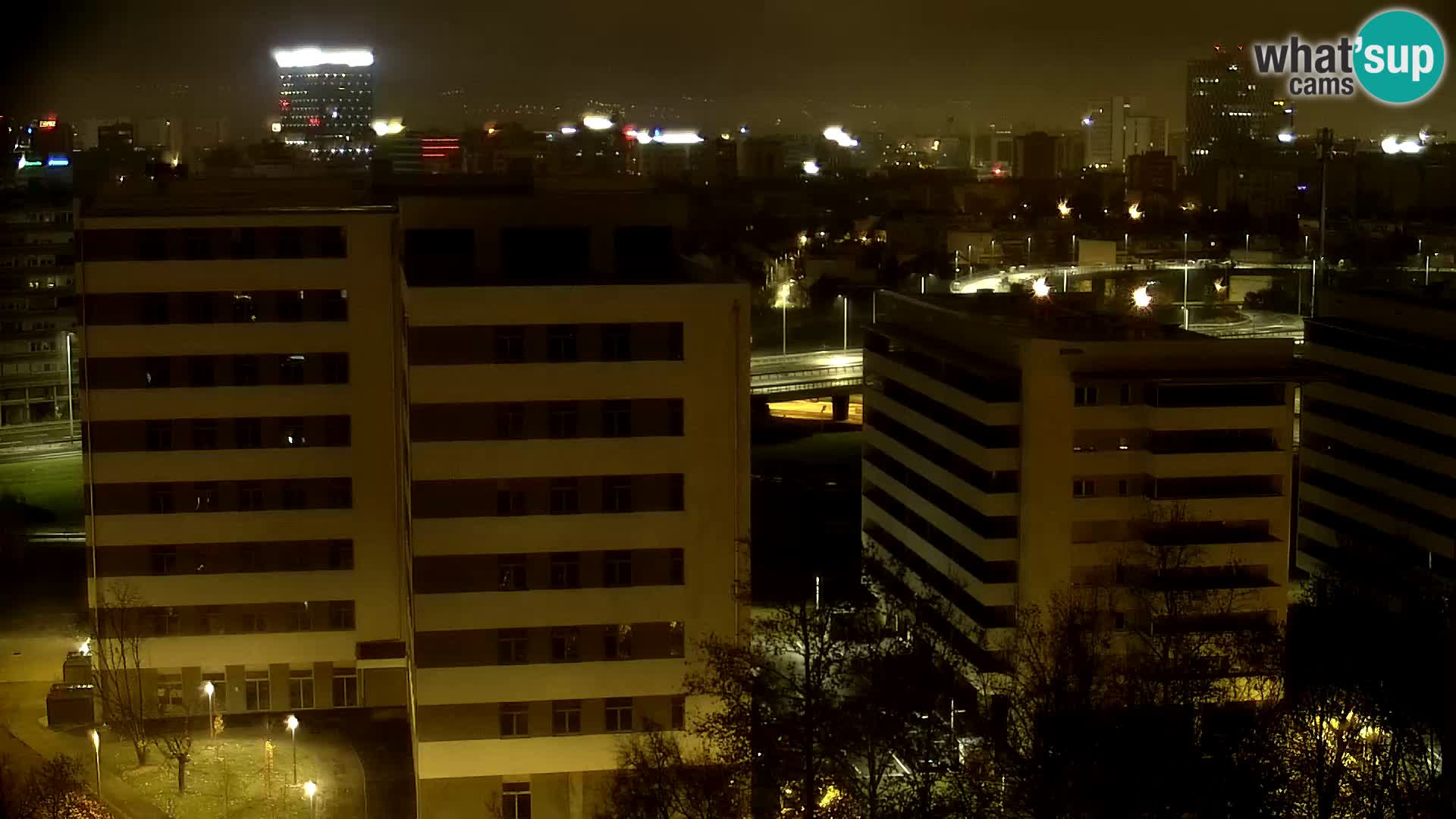 Rotatoria e incrocio viale Slavonska e Marin Držić  – webcam di Zagabria