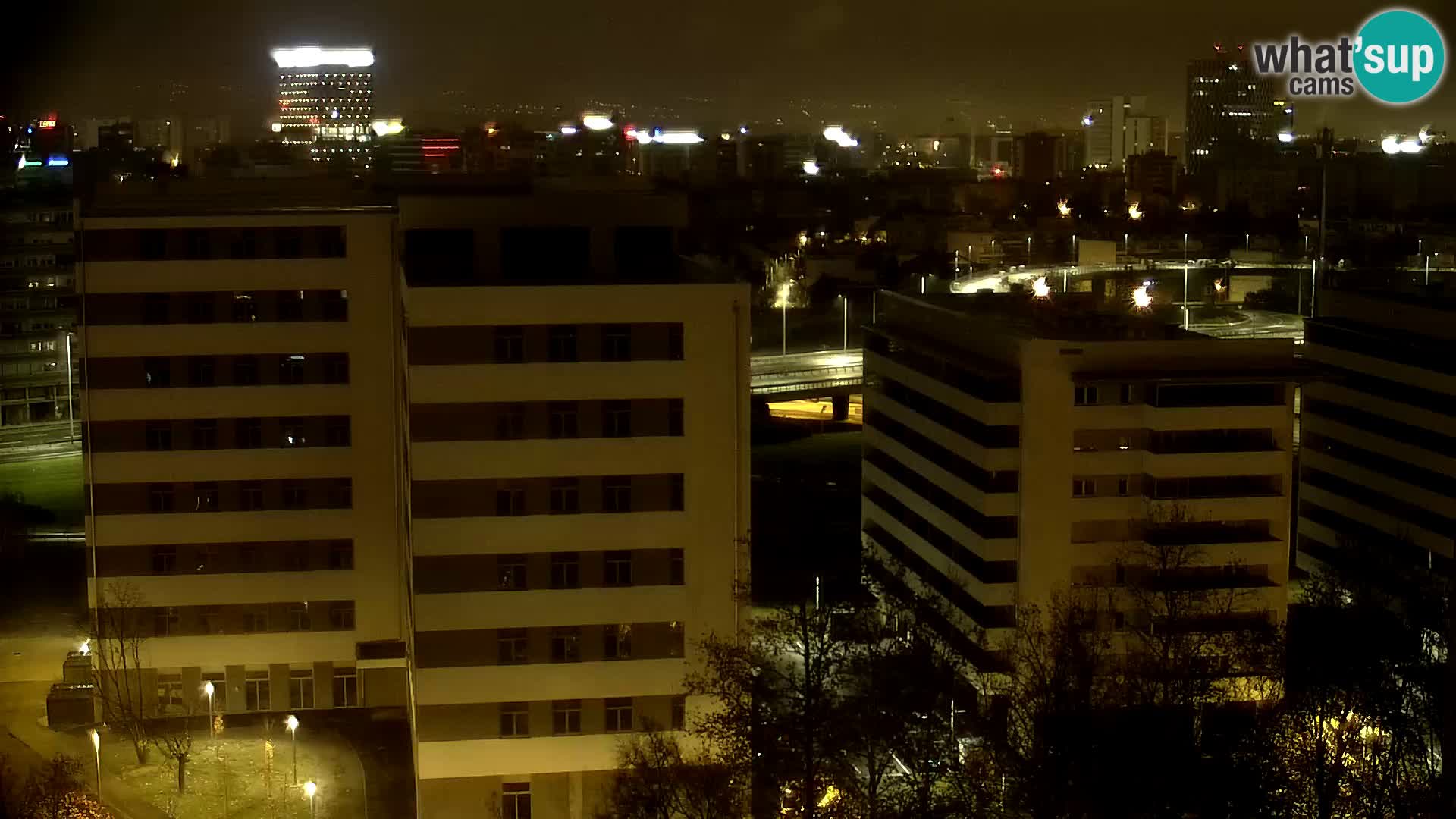 Rotatoria e incrocio viale Slavonska e Marin Držić  – webcam di Zagabria