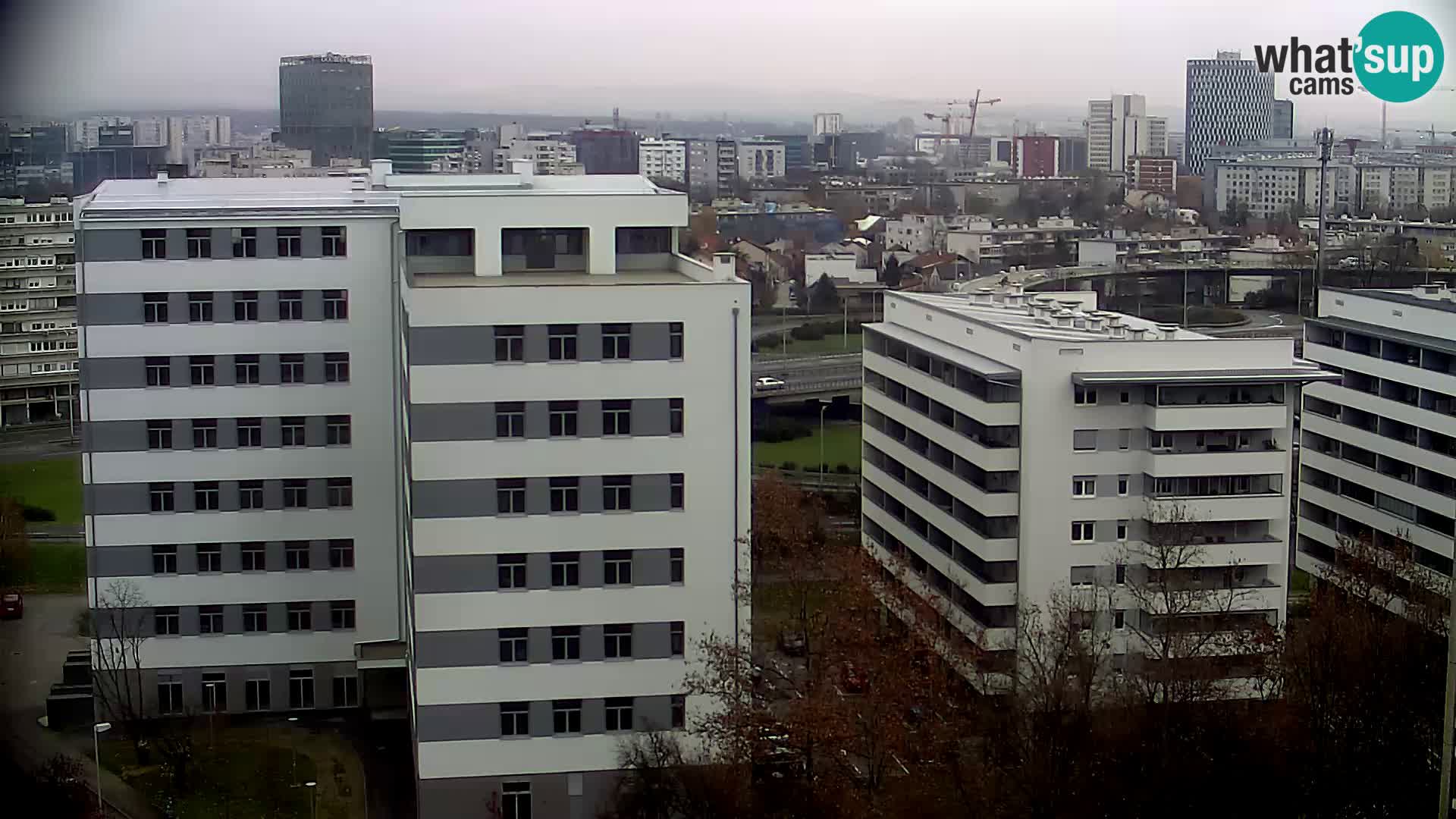 Web kamera Petlja Slavonska – Držićeva – Zagreb Live