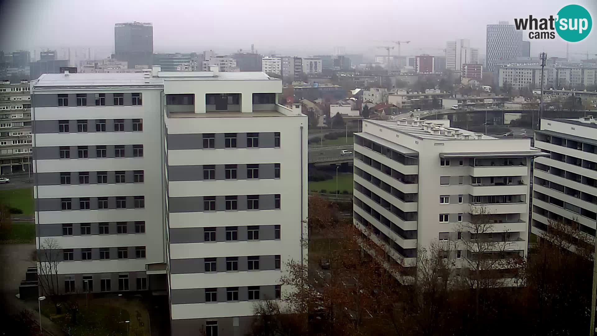 Rotatoria e incrocio viale Slavonska e Marin Držić – webcam di Zagabria