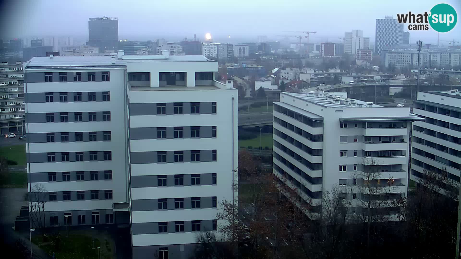 Rotatoria e incrocio viale Slavonska e Marin Držić – webcam di Zagabria