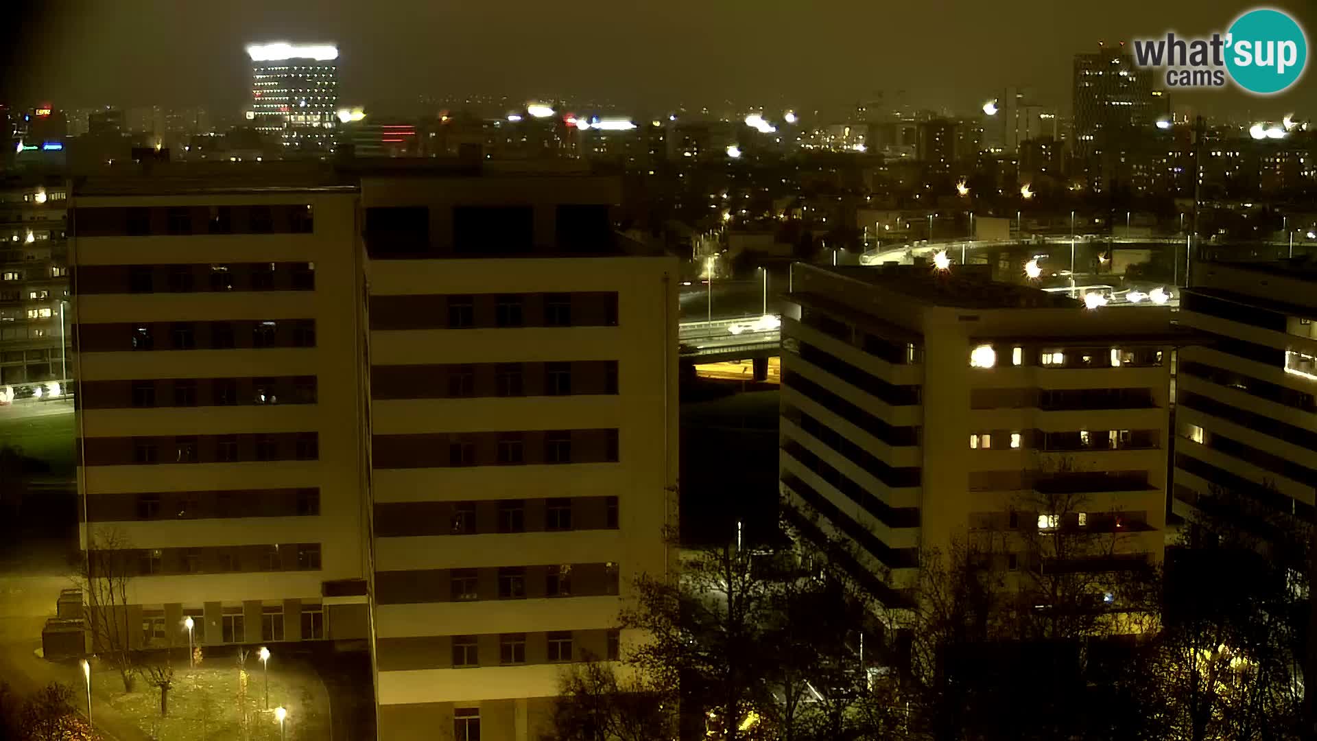 Live Interchange of Slavonska Avenue and Marin Držić Avenue in Zagreb webcam