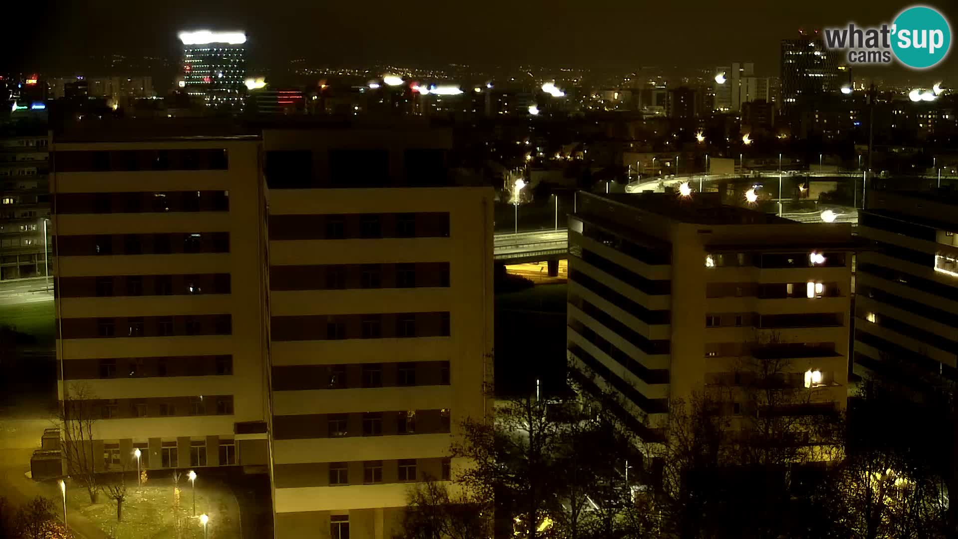 Rotatoria e incrocio viale Slavonska e Marin Držić – webcam di Zagabria