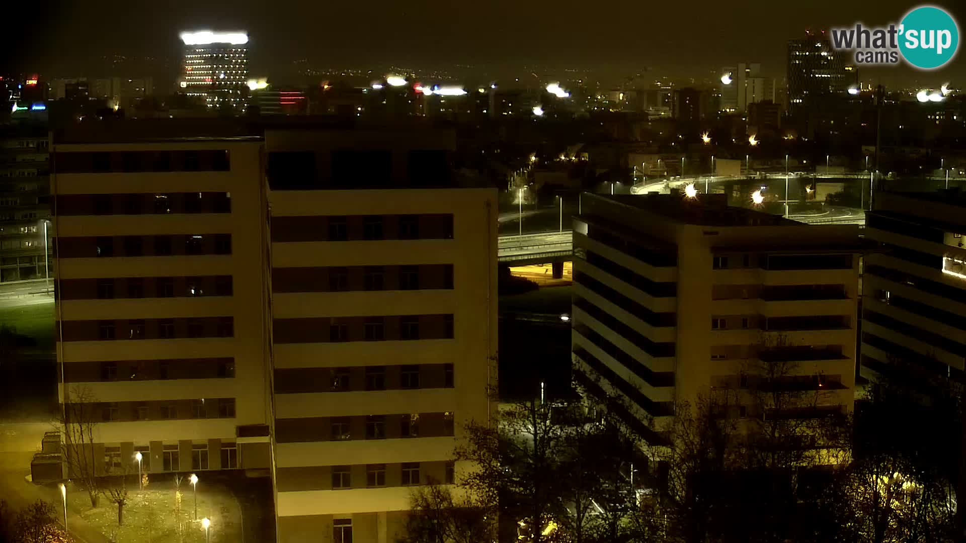 Rotatoria e incrocio viale Slavonska e Marin Držić  – webcam di Zagabria