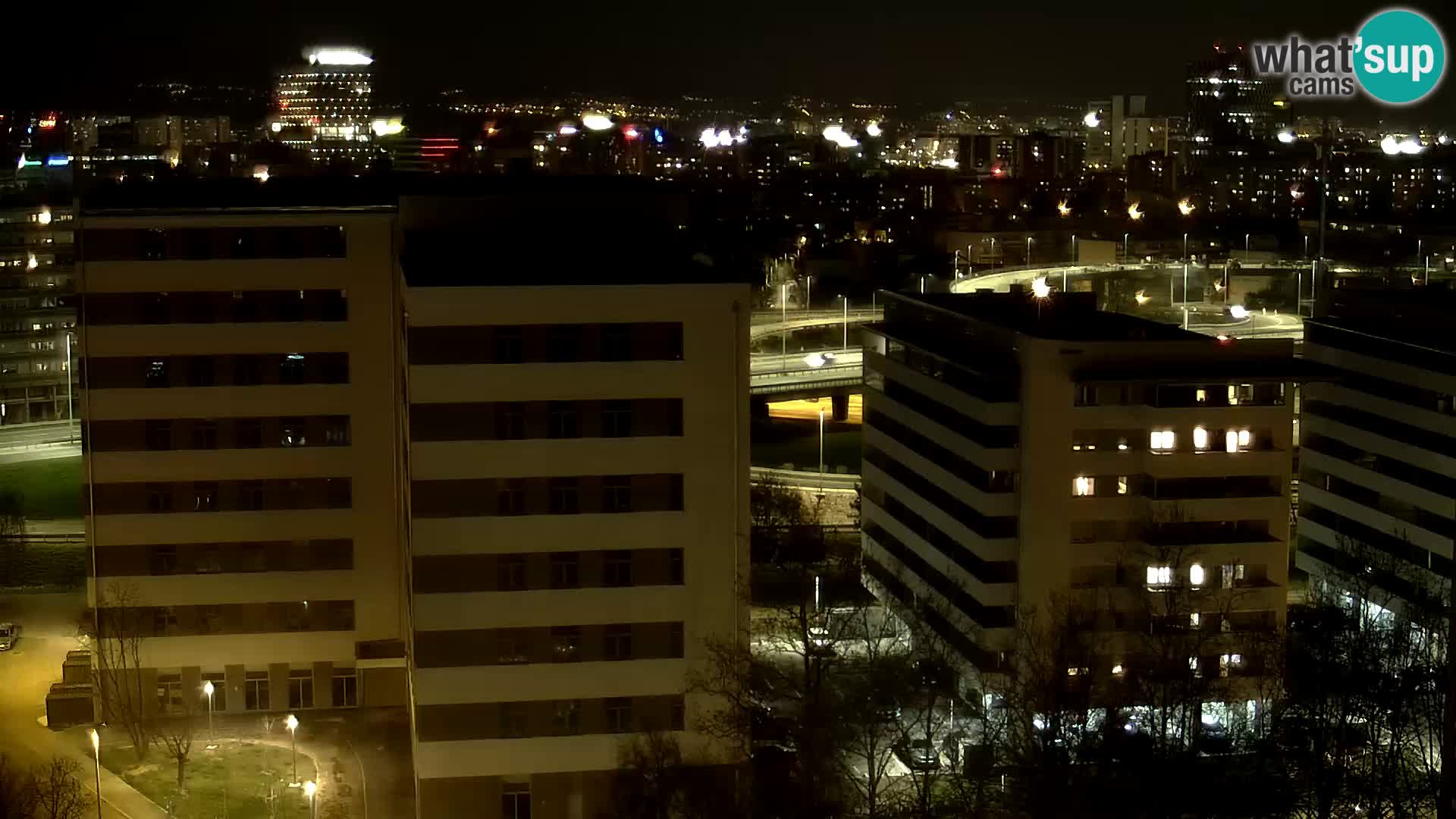 Web kamera Petlja Slavonska – Držićeva  – Zagreb Live