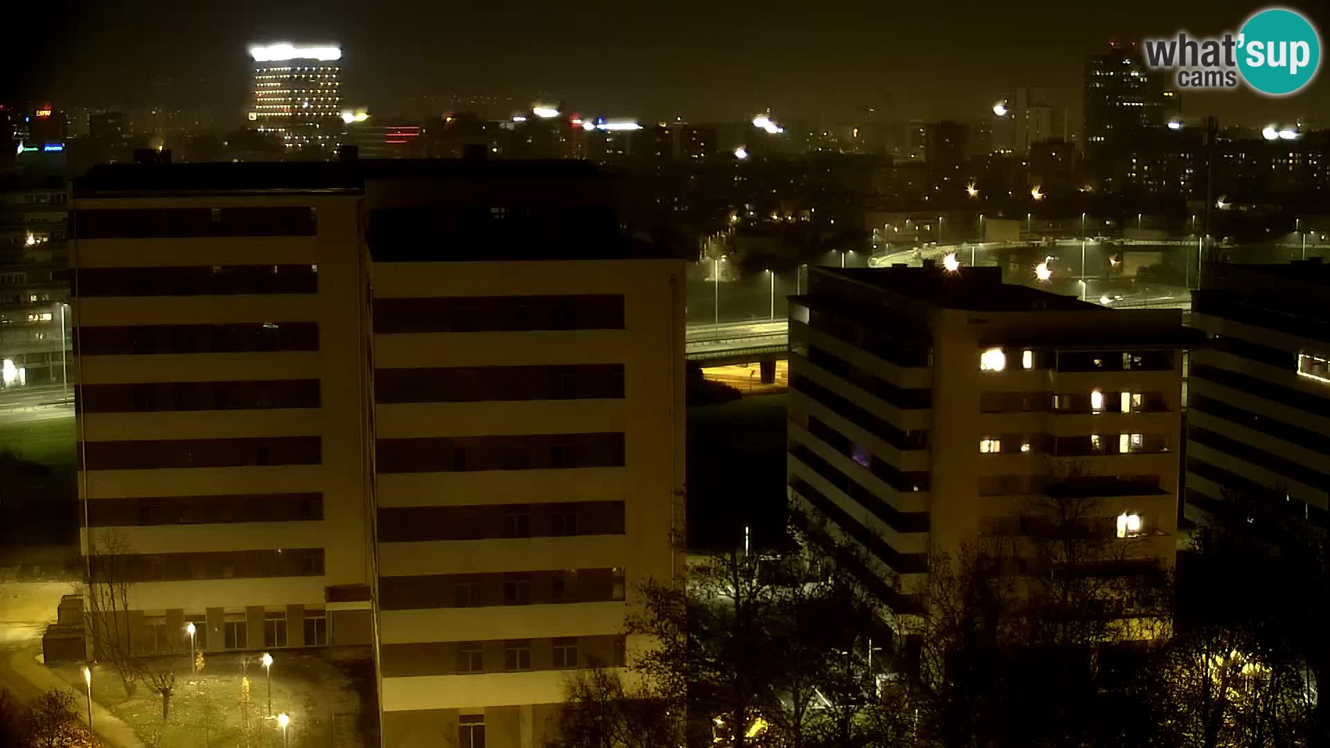 Live Interchange of Slavonska Avenue and Marin Držić Avenue in Zagreb webcam