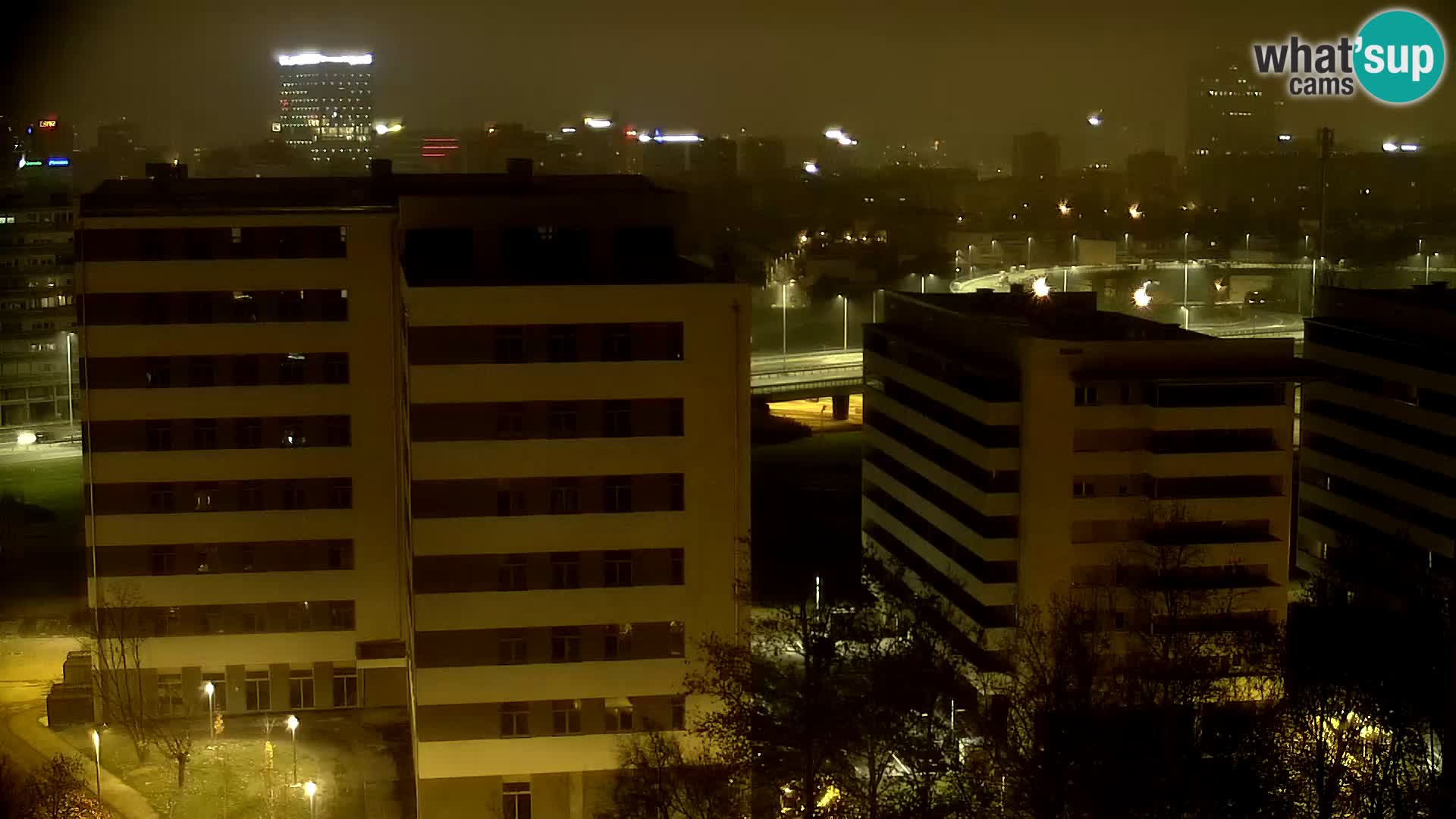 Live Interchange of Slavonska Avenue and Marin Držić Avenue in Zagreb webcam