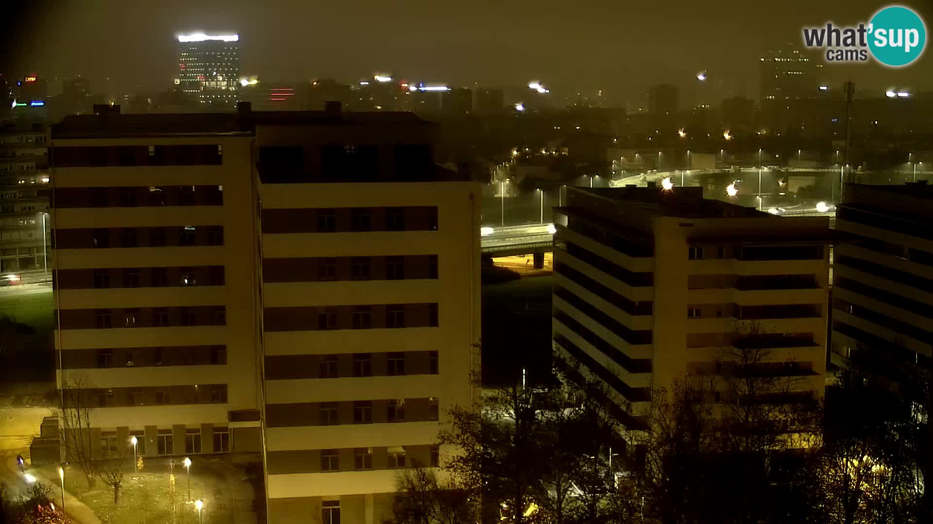 Live Interchange of Slavonska Avenue and Marin Držić Avenue in Zagreb webcam