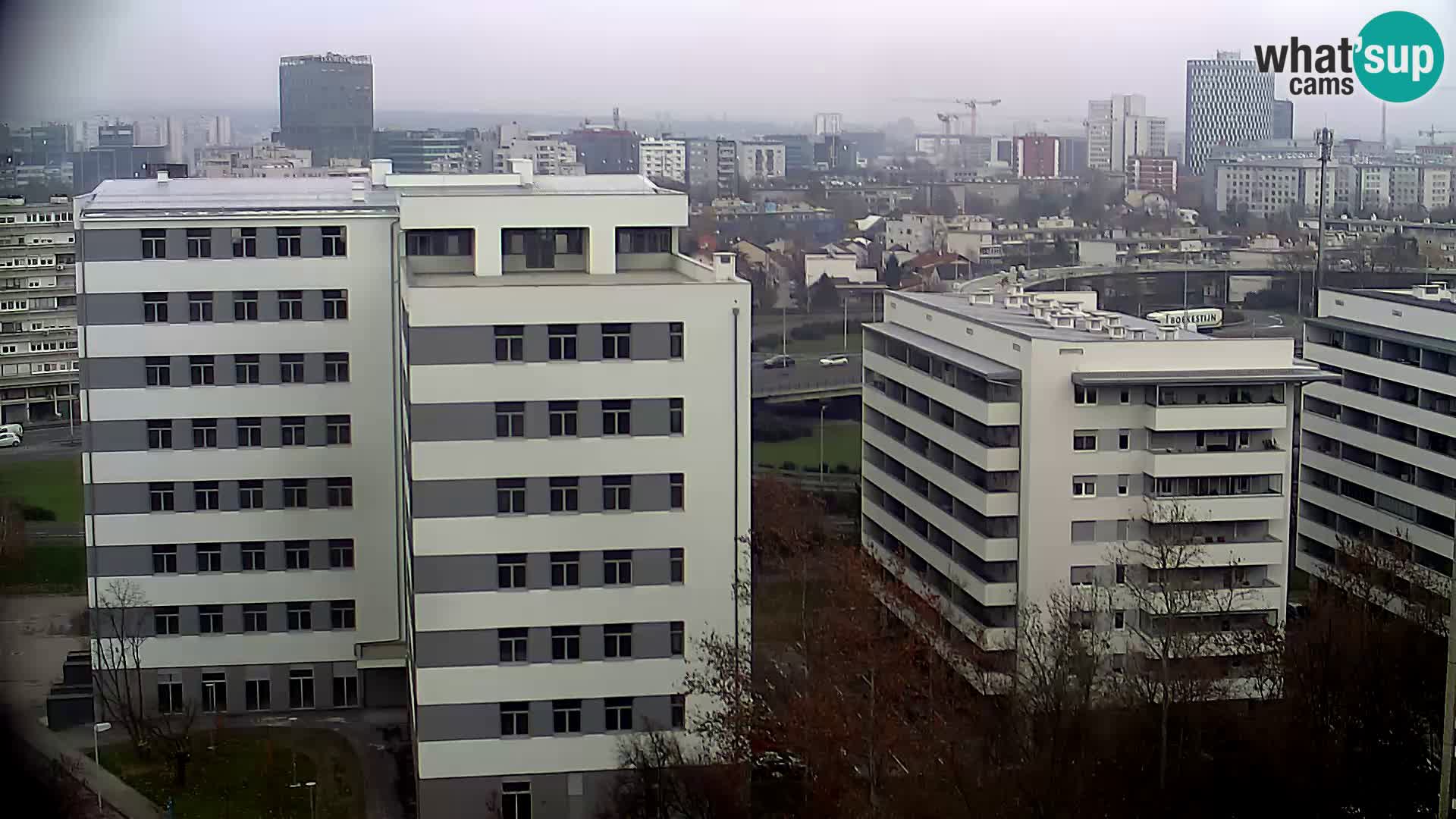 Web kamera Petlja Slavonska – Držićeva  – Zagreb Live