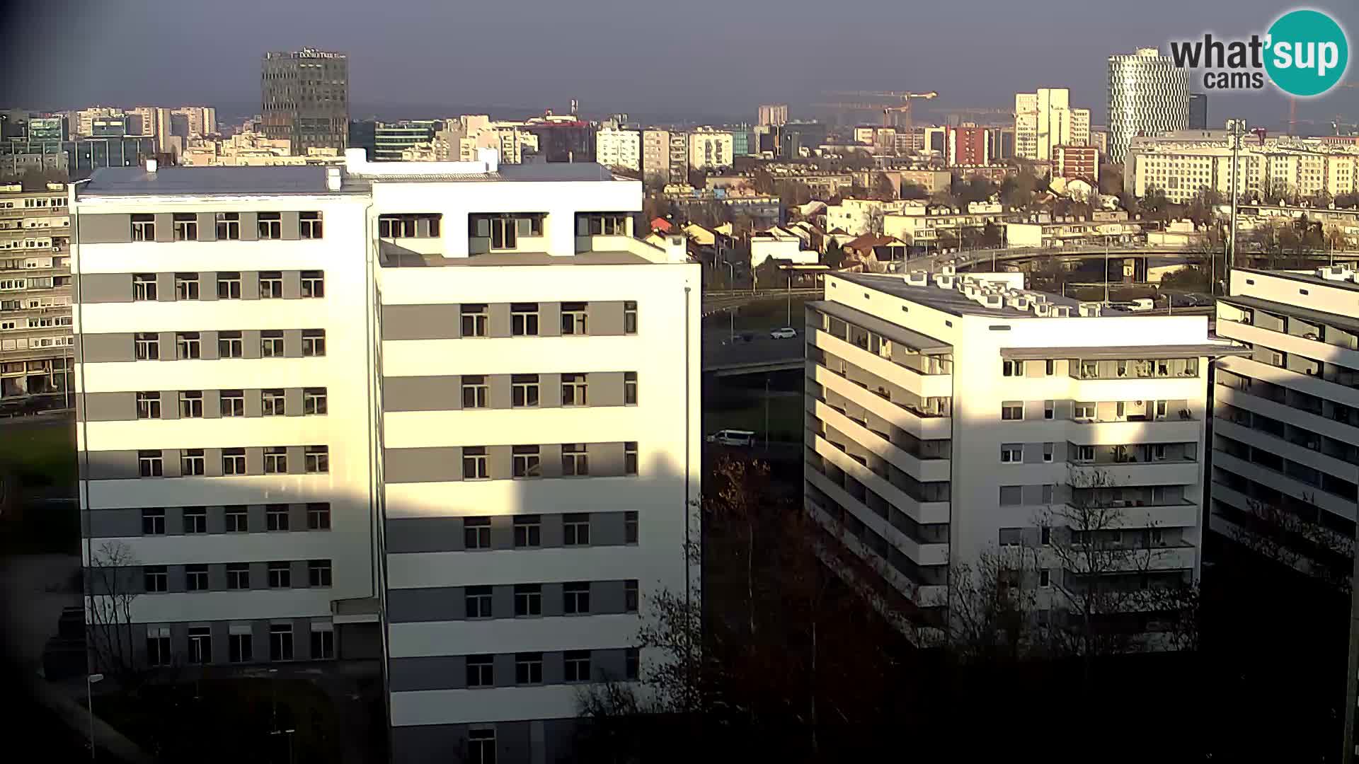 Web kamera Petlja Slavonska – Držićeva  – Zagreb Live